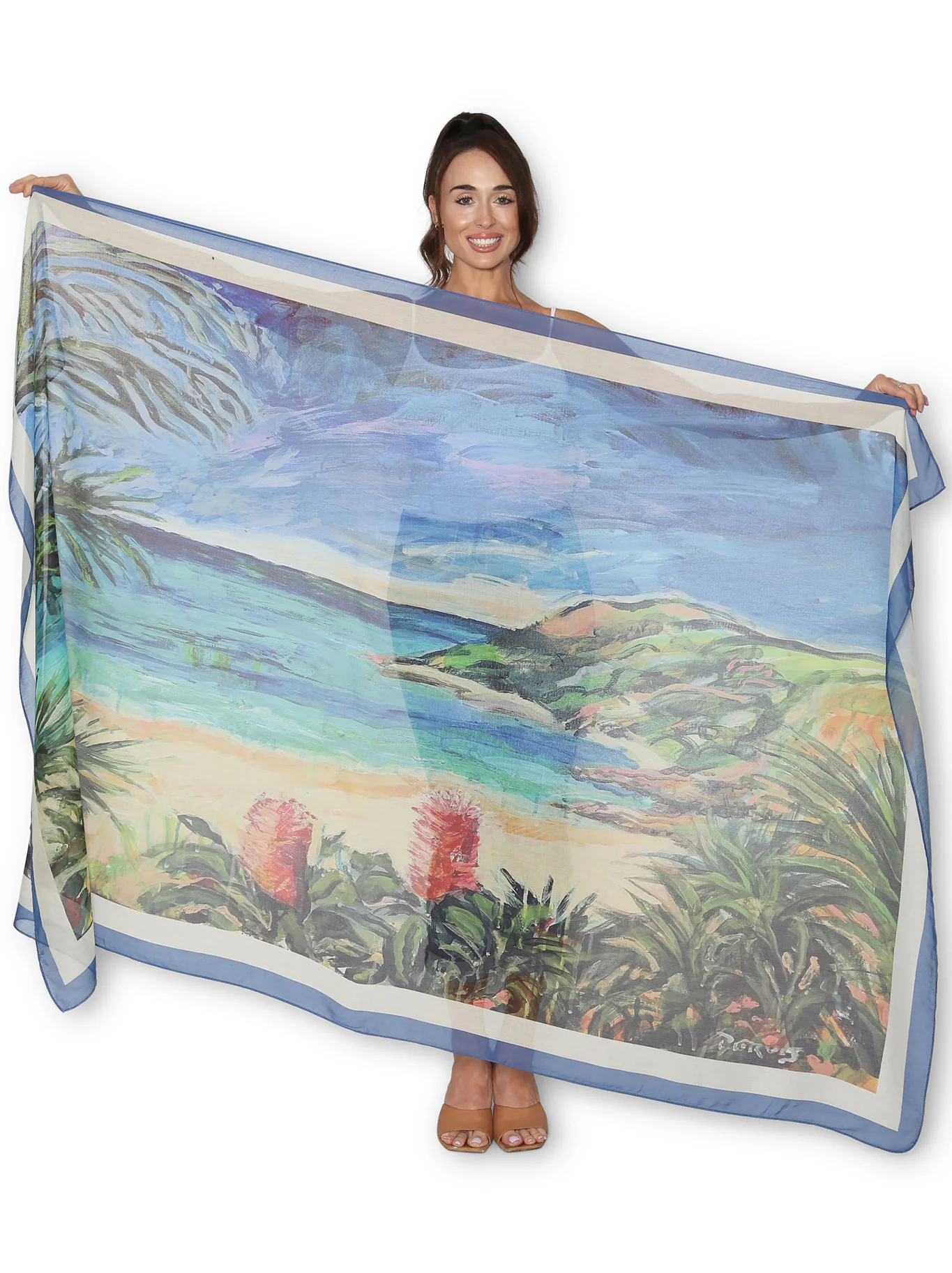 THE ARTISTS LABEL SUNSHINE COAST SCARF - Image 2