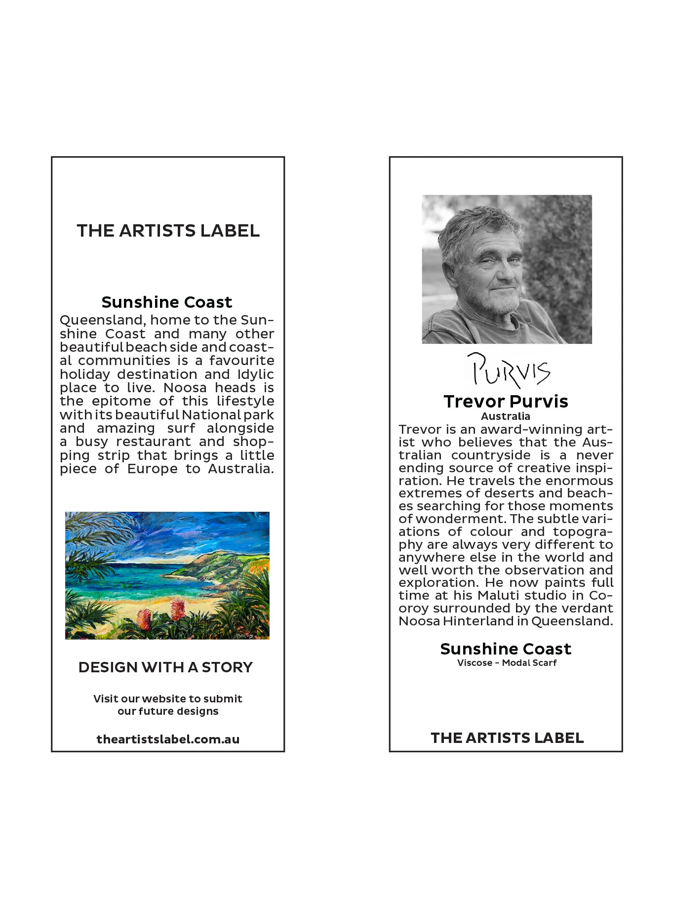 THE ARTISTS LABEL SUNSHINE COAST SCARF - Image 3
