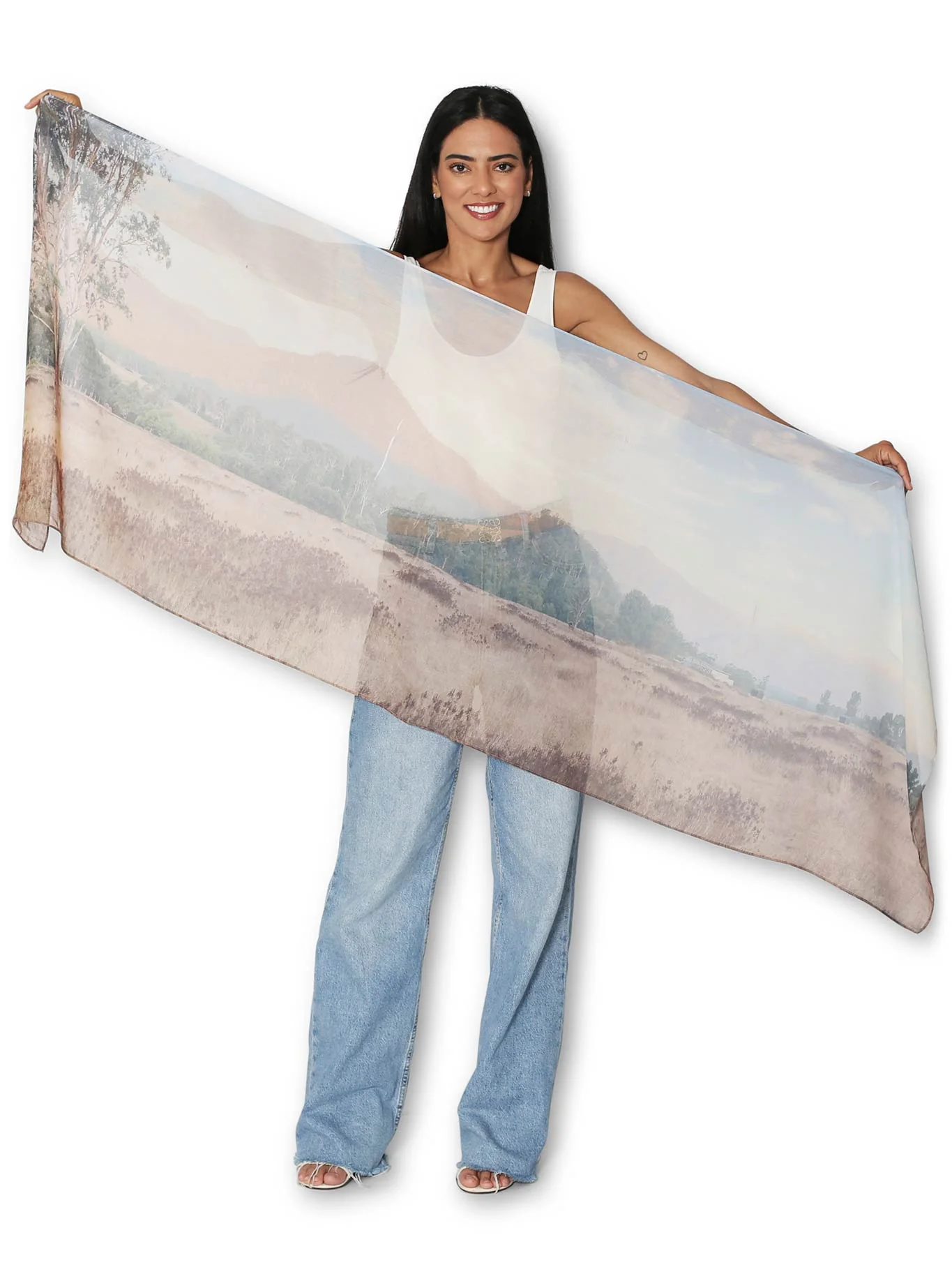 THE ARTISTS LABEL KIEWA VALLEY AUTUMN SCARF - Image 2