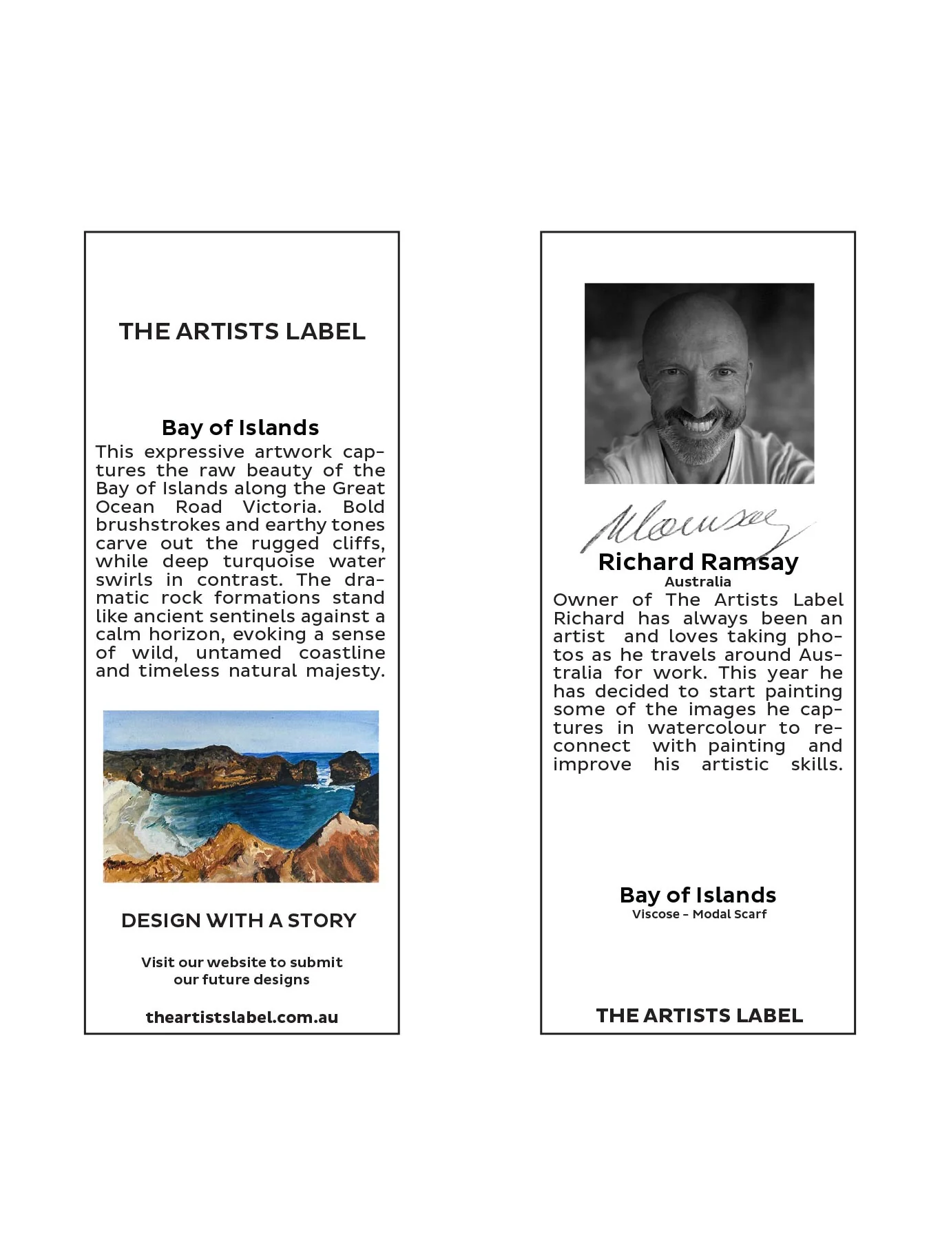 THE ARTISTS LABEL BAY ISLANDS SCARF - Image 3
