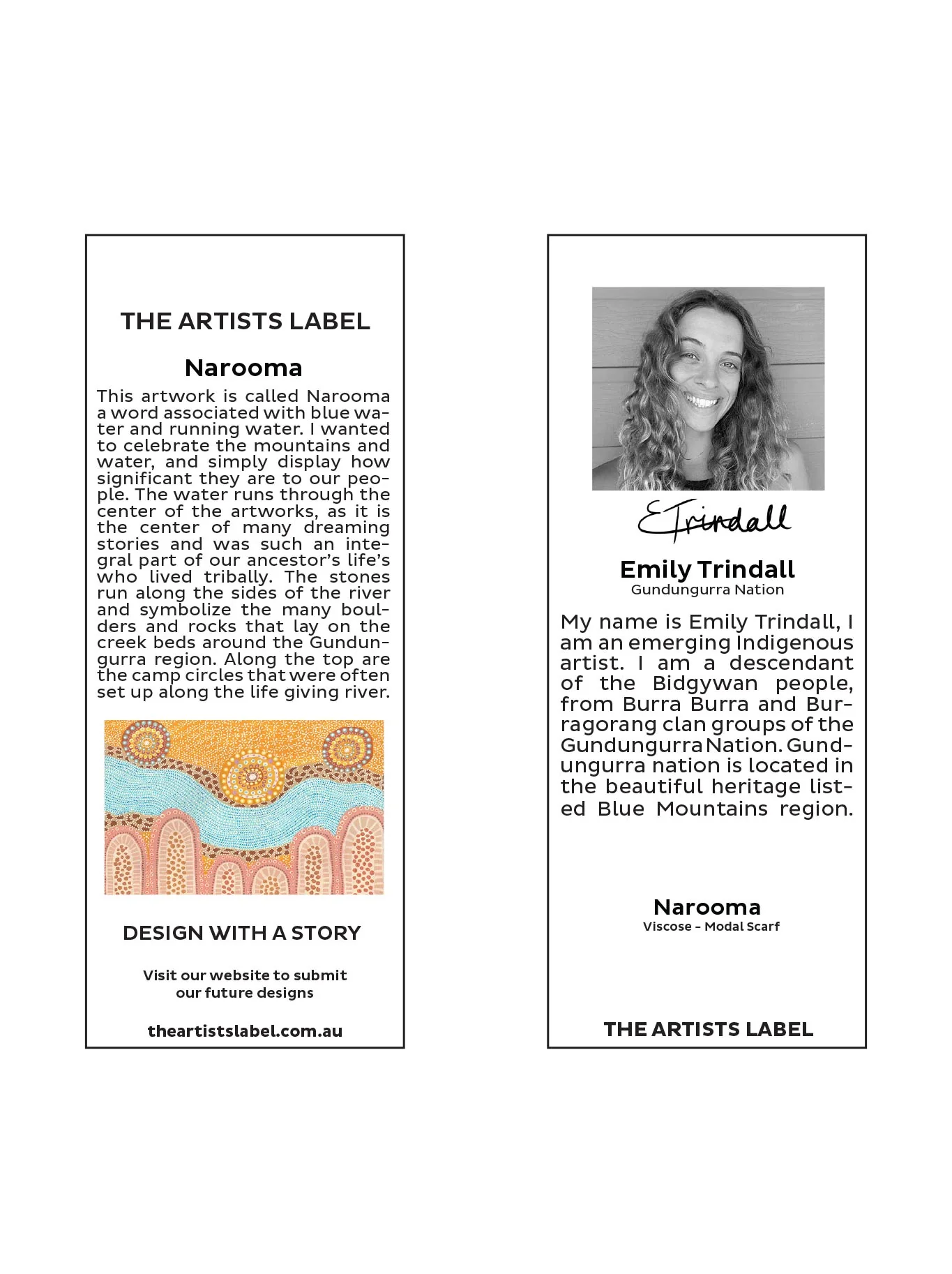 THE ARTISTS LABEL NAROOMA SCARF - Image 3