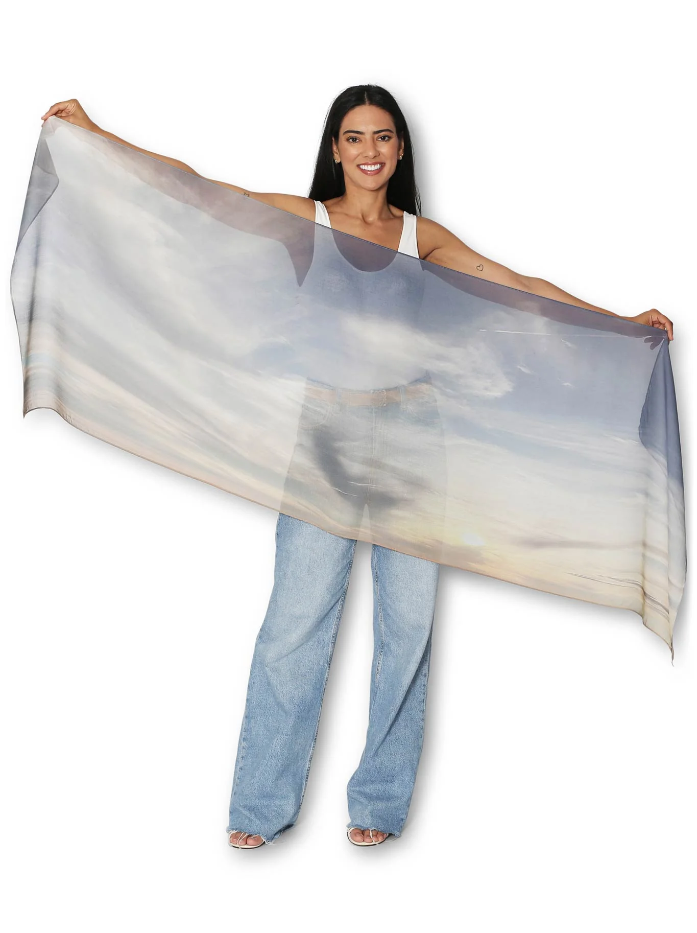 THE ARTISTS LABEL ANNA BAY SUNSET SCARF - Image 2