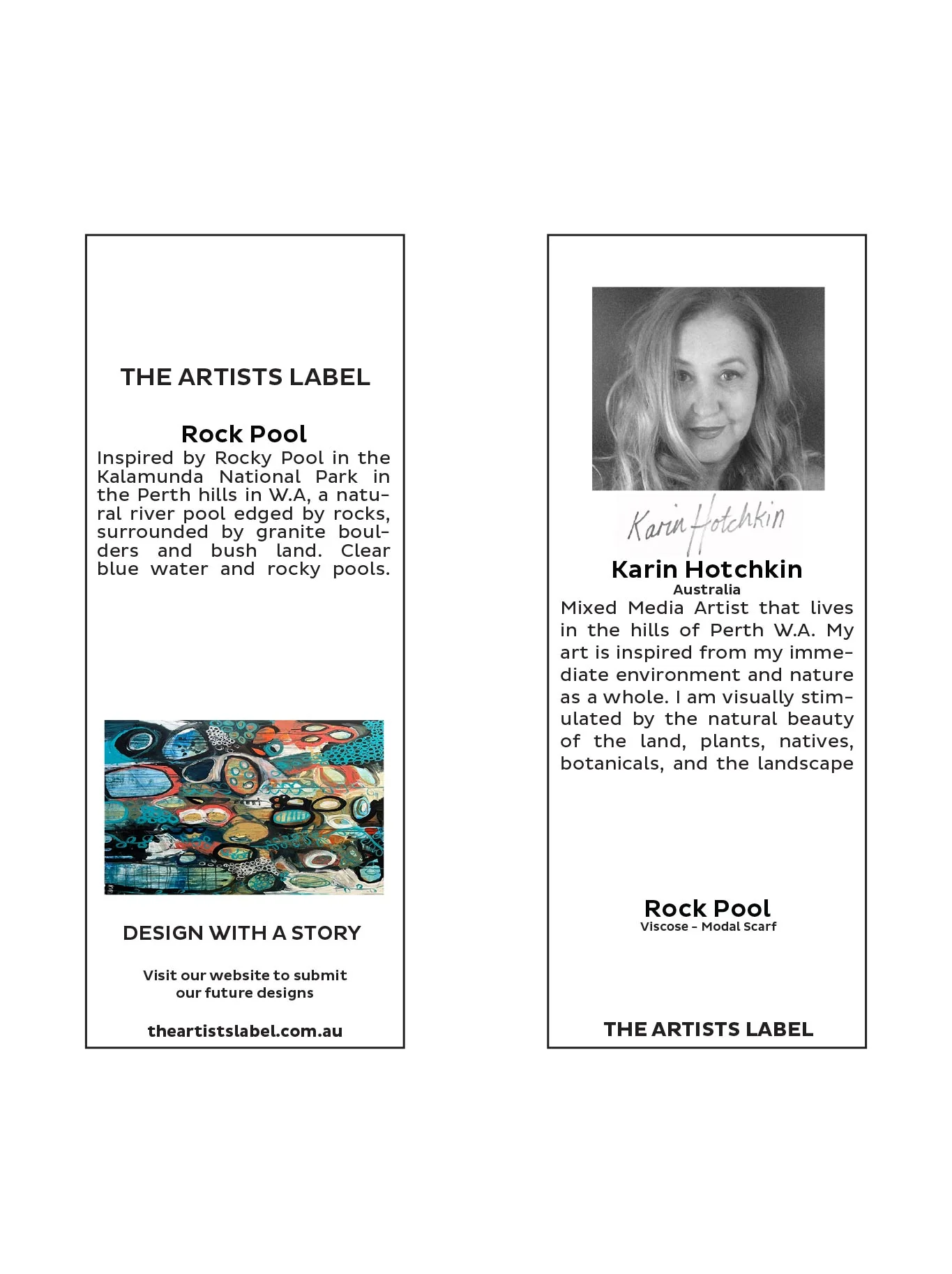 THE ARTISTS LABEL ROCK POOL SCARF - Image 3