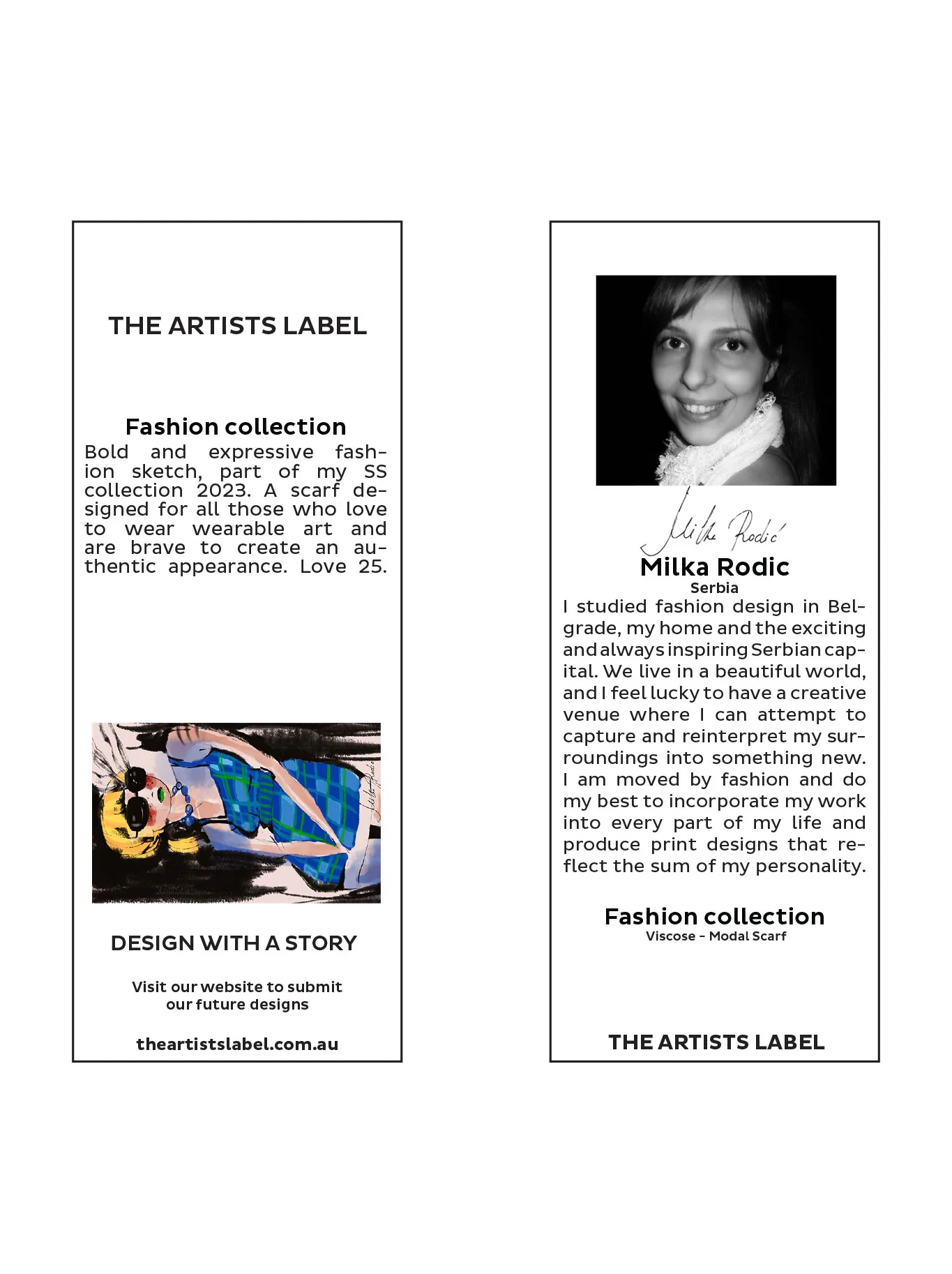 THE ARTISTS LABEL FASHION COLLECTION SCARF - Image 3