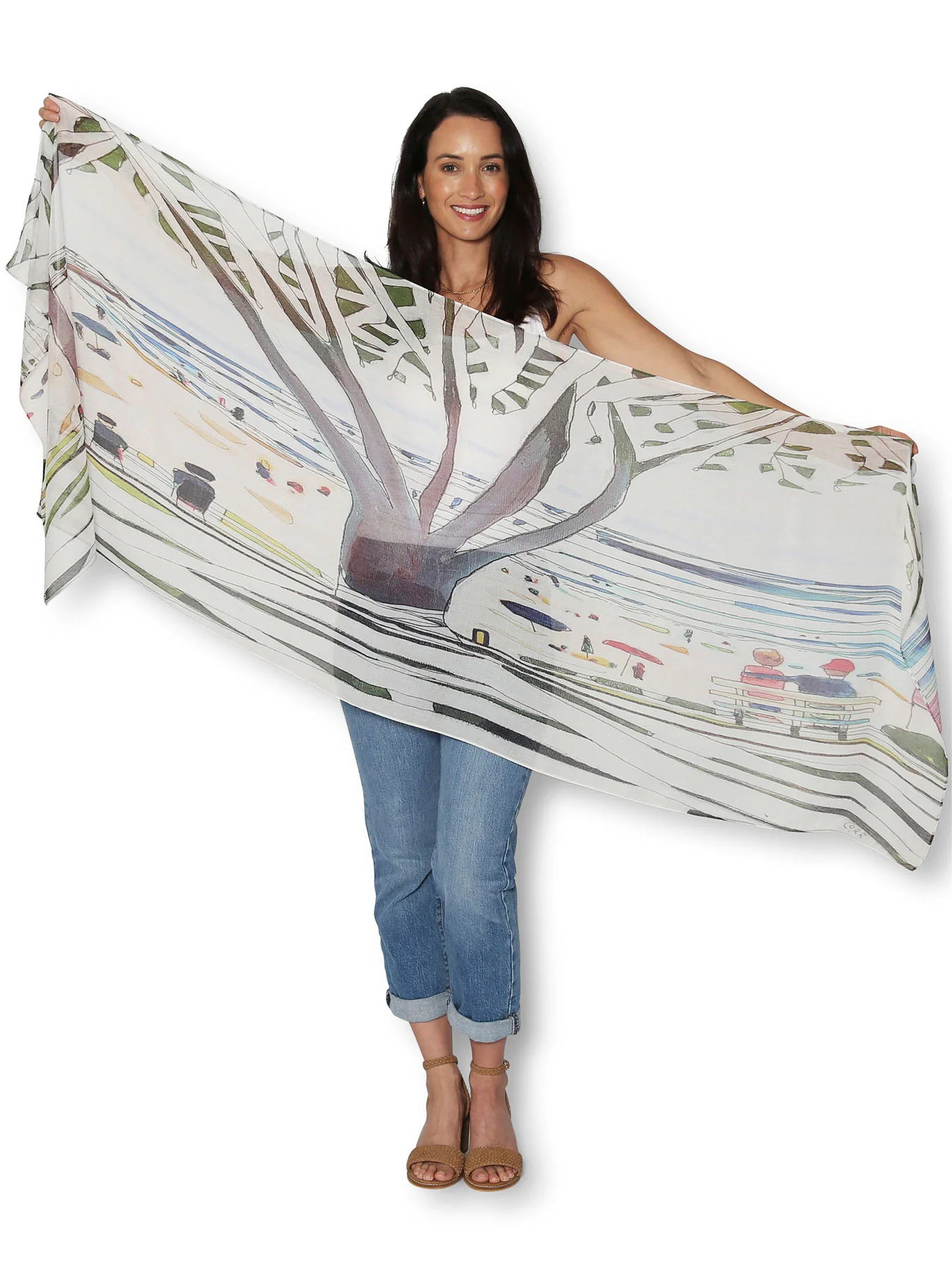 THE ARTISTS LABEL MEELUP BEACH SCARF - Image 2