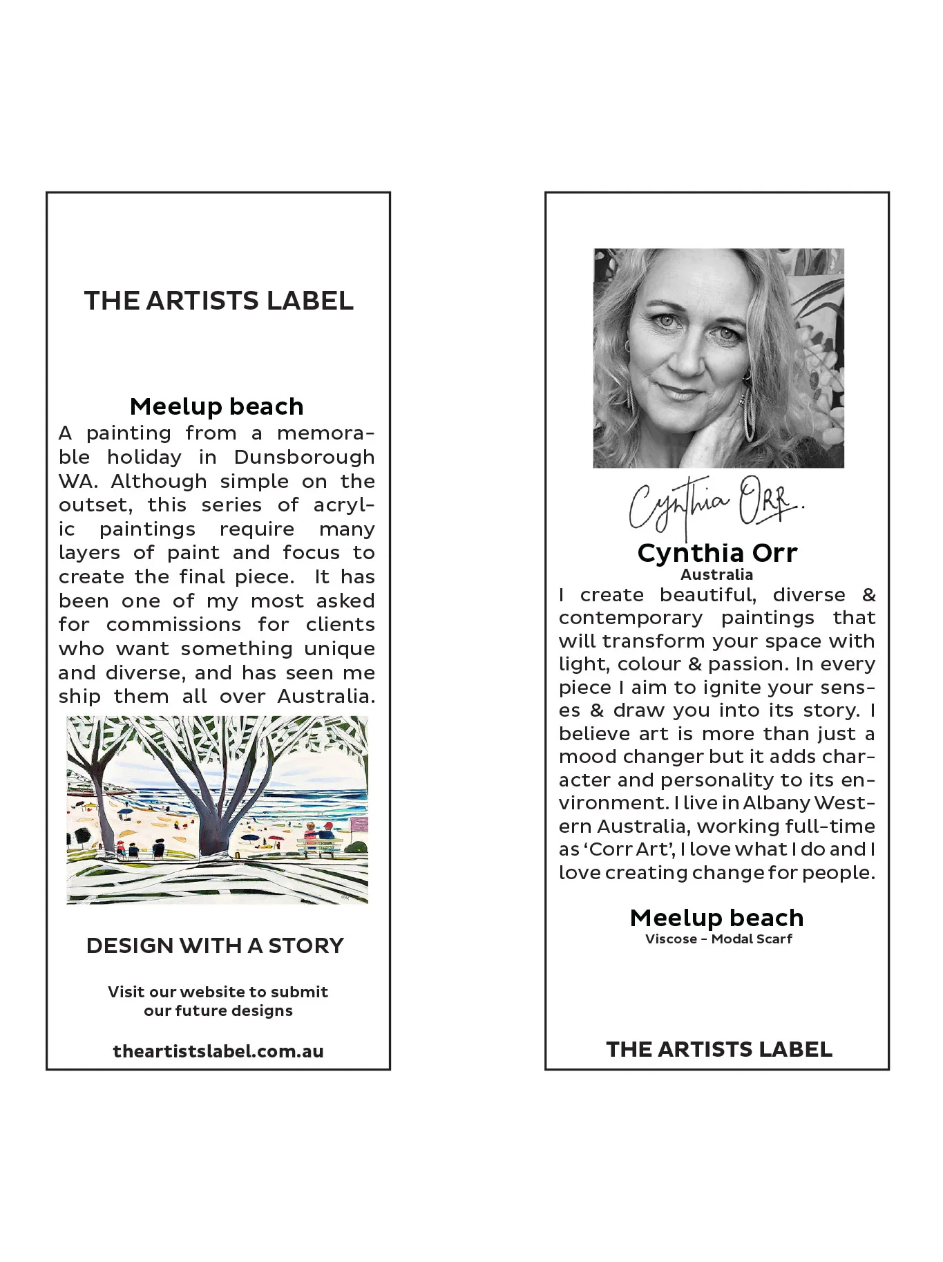 THE ARTISTS LABEL MEELUP BEACH SCARF - Image 3
