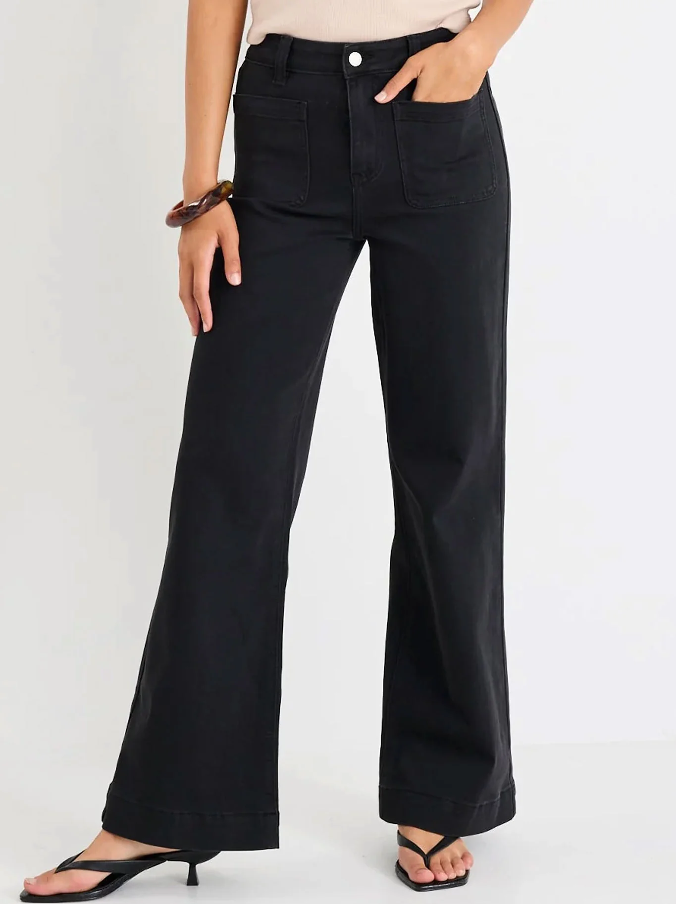 AMONG THE BRAVE ZOEY HIGH RISE WIDE LEG JEAN - Image 2
