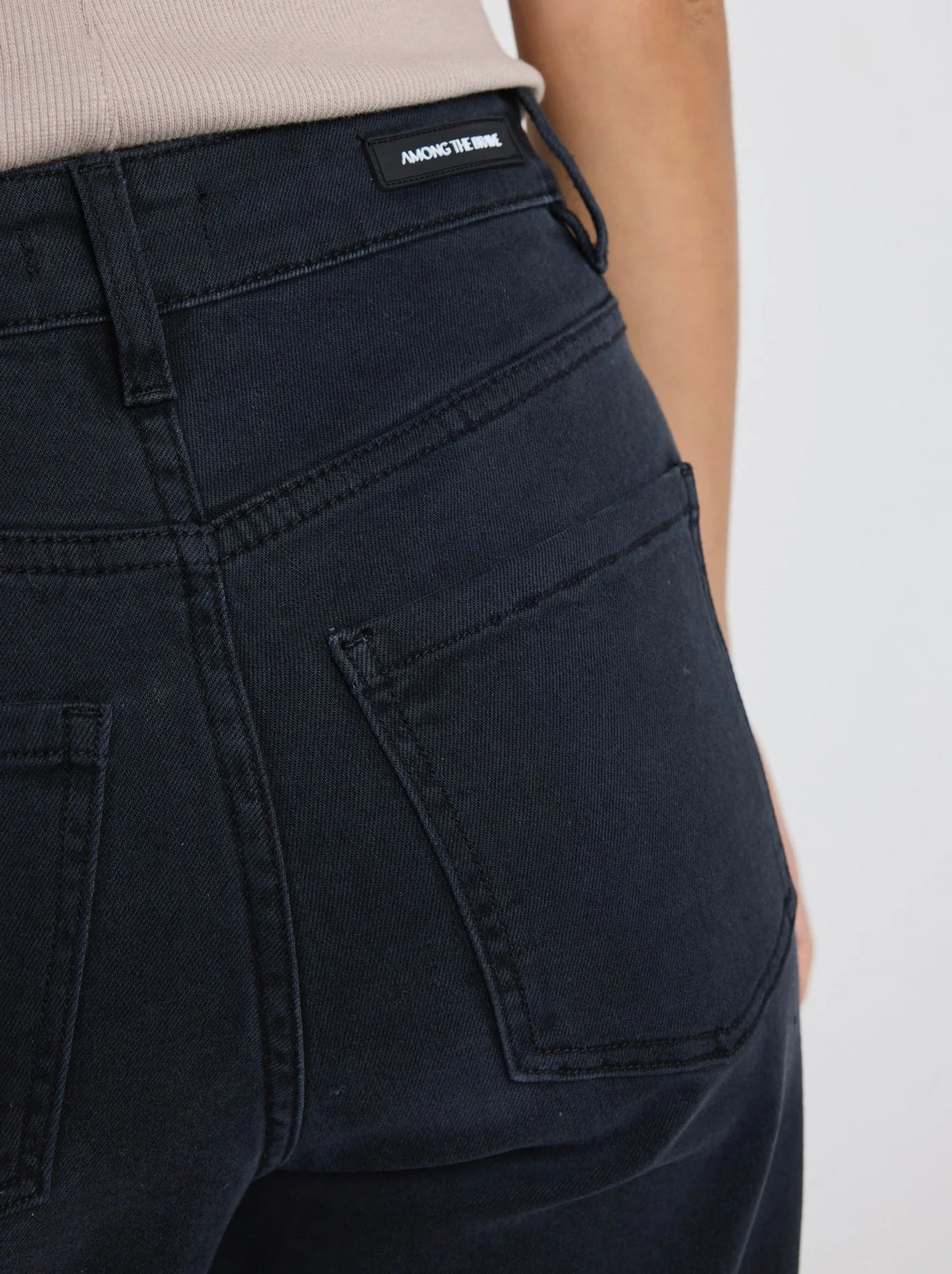 AMONG THE BRAVE ZOEY HIGH RISE WIDE LEG JEAN - Image 3