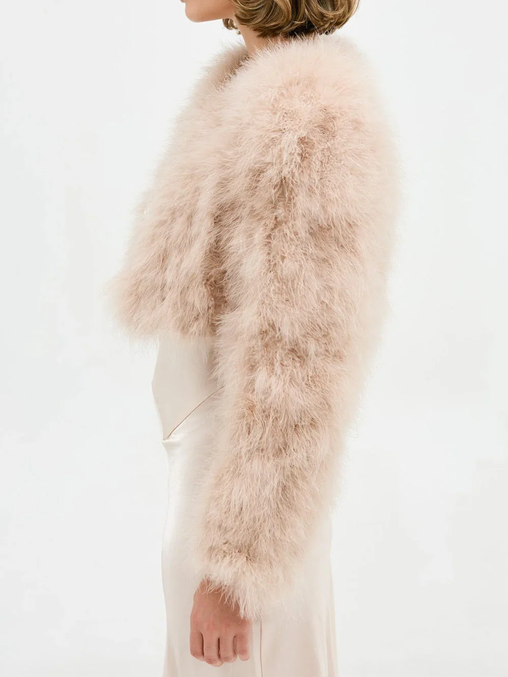 BÜBISH MANHATTAN FEATHER CROP JACKET - Image 6