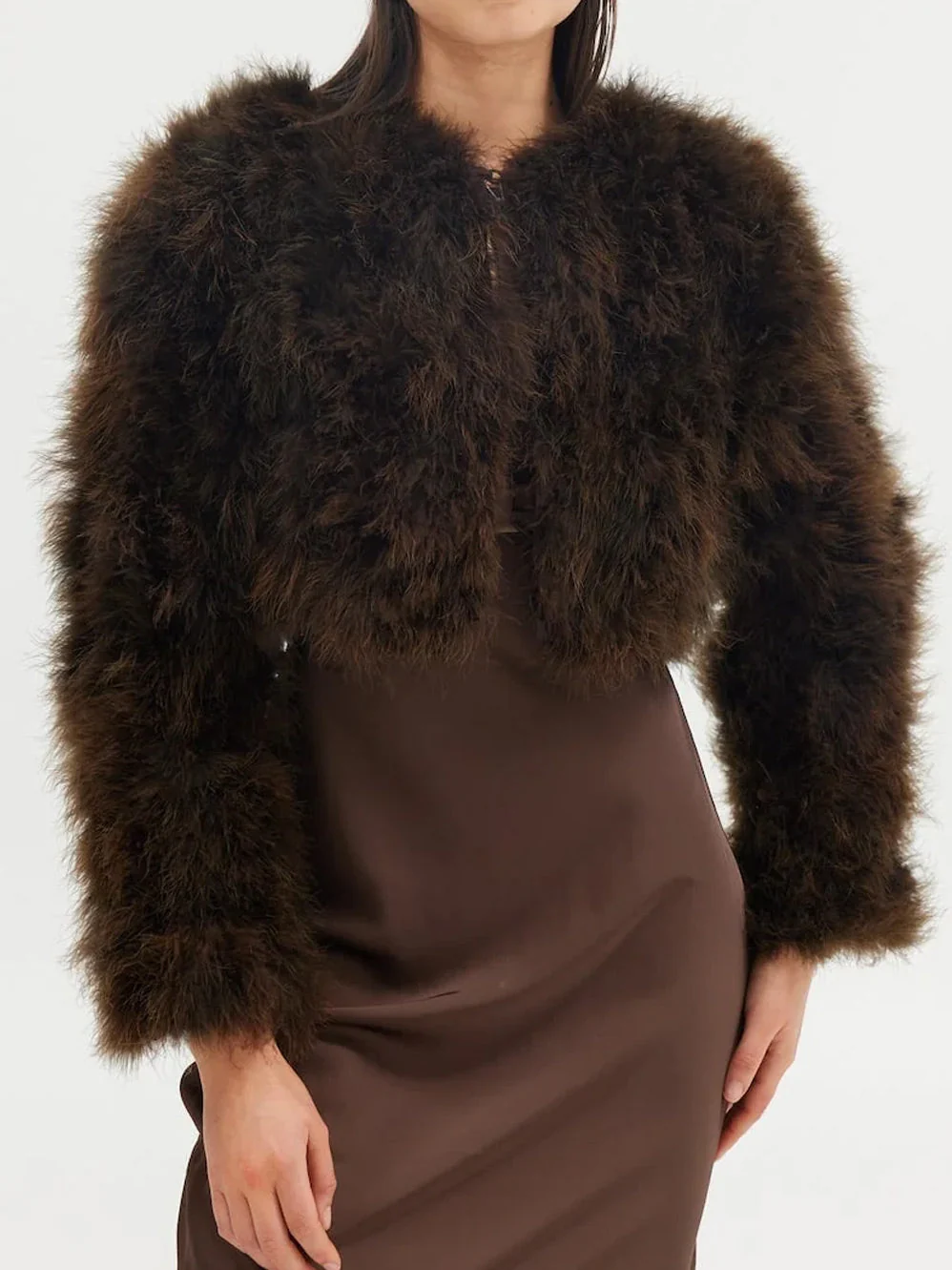 BÜBISH MANHATTAN FEATHER CROP JACKET - Image 8