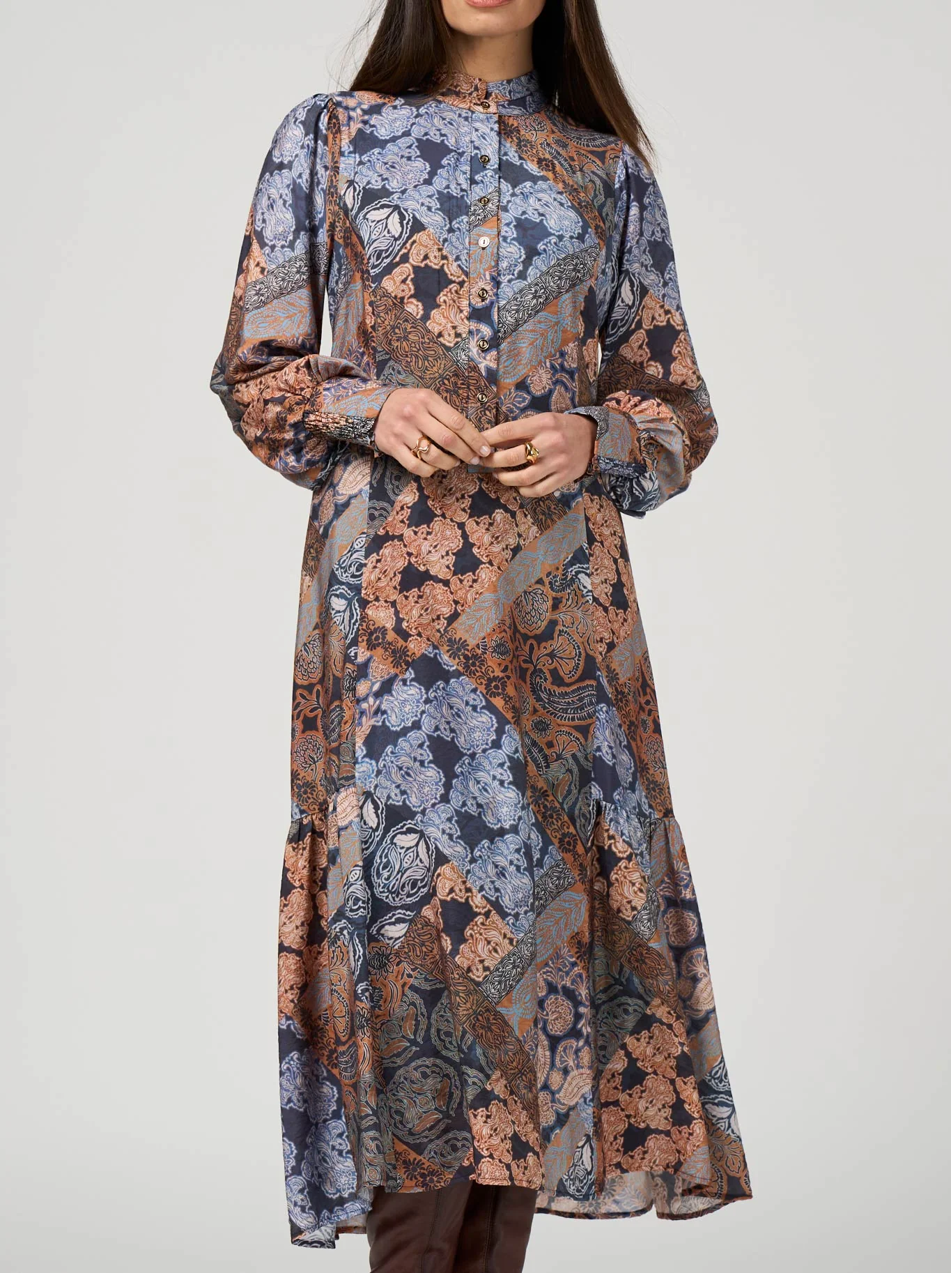 LOOBIE'S STORY BYZANTIUM MIDI DRESS