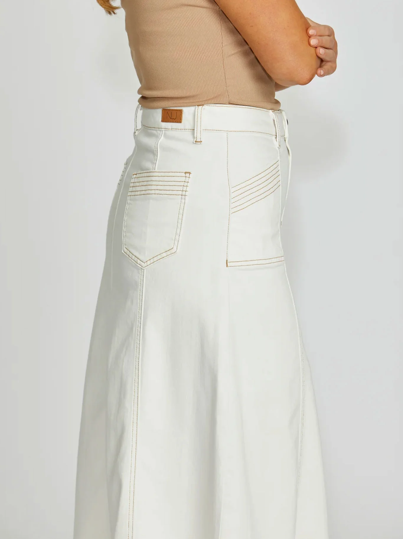 NEW LONDON KENLEY MIDI SKIRT - Image 3
