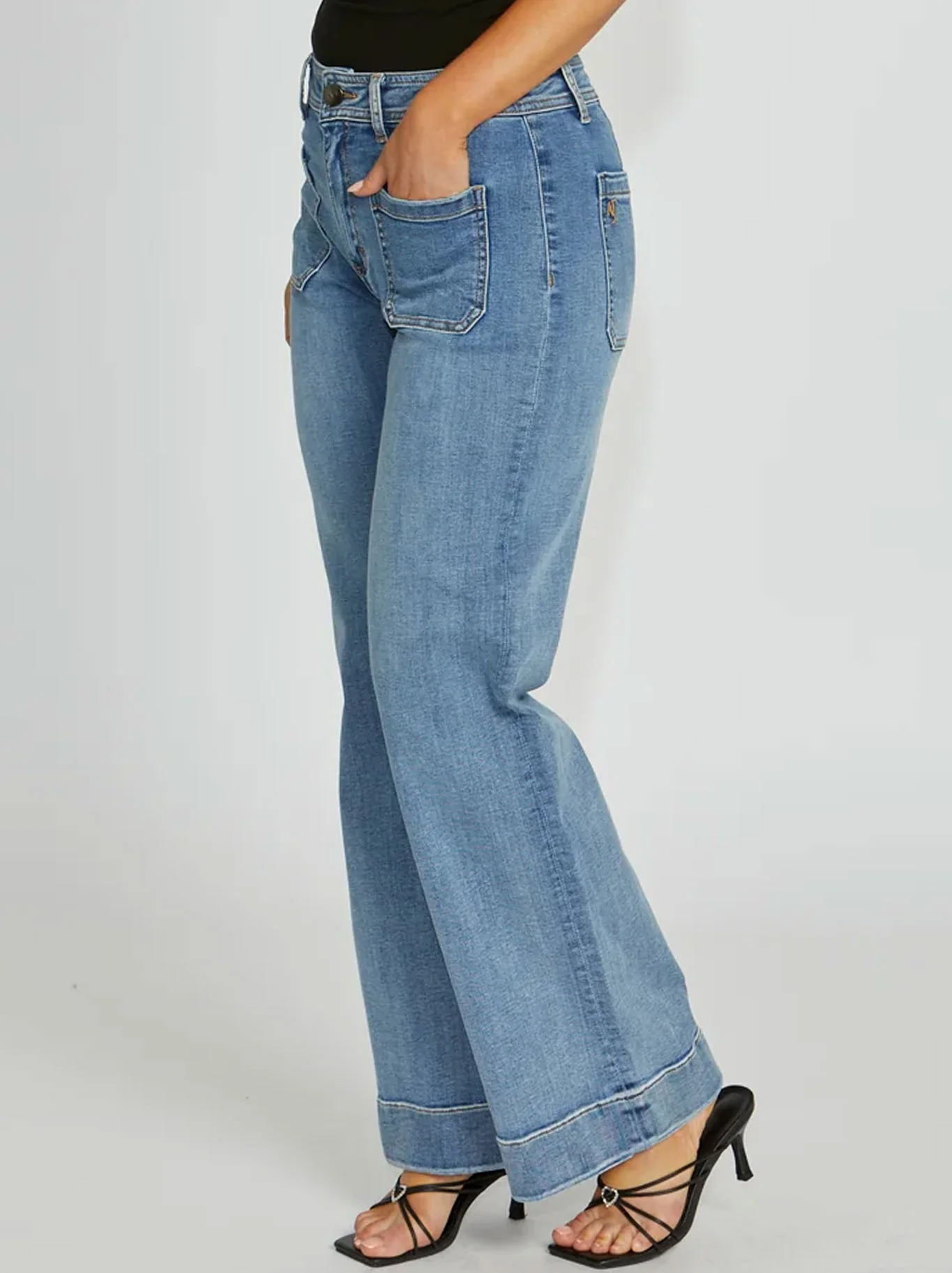 NEW LONDON VICTORY WIDE LEG JEAN - Image 2