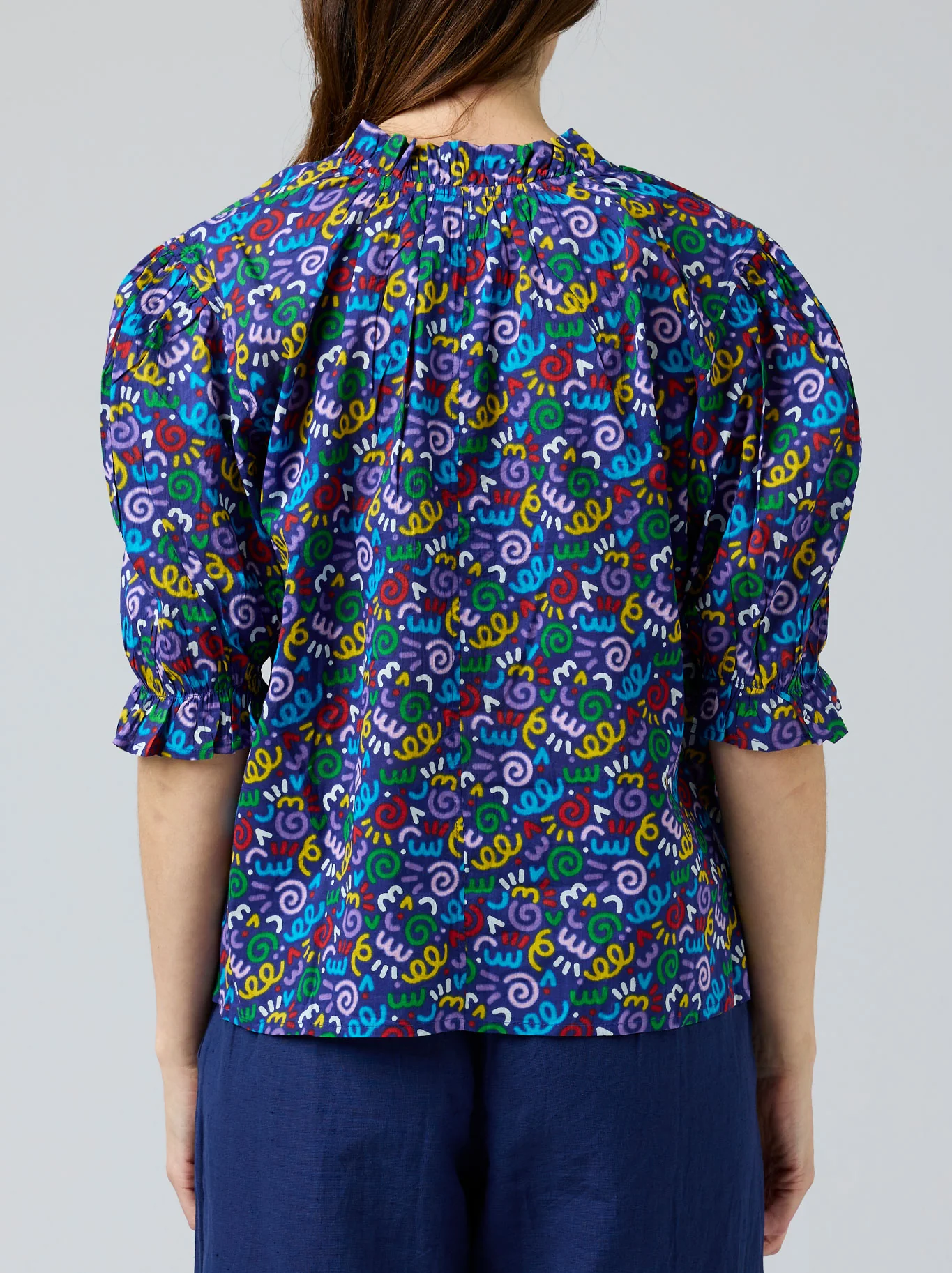 CAKE TIE NECK BLOUSE - Image 3