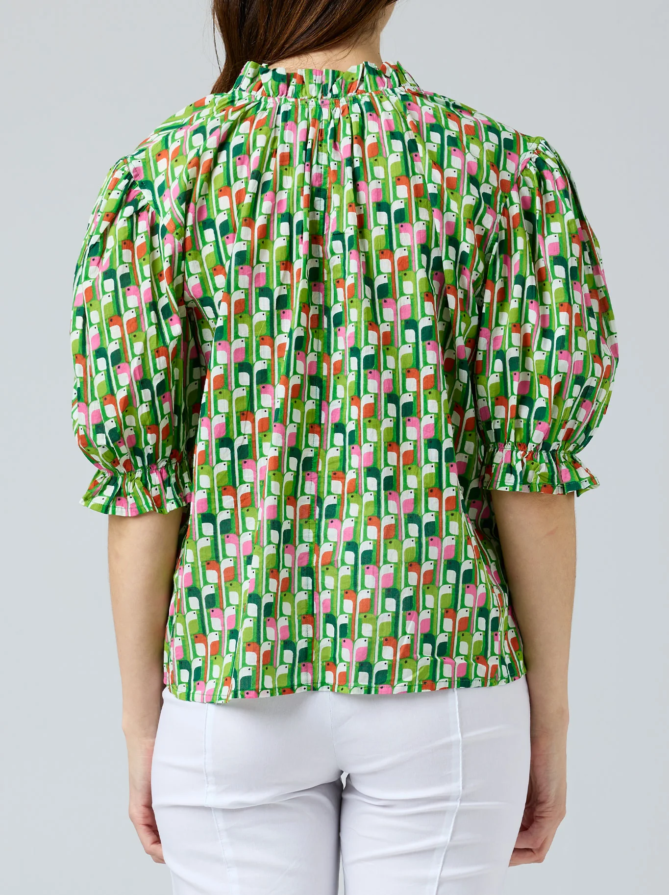 CAKE TIE NECK BLOUSE - Image 6