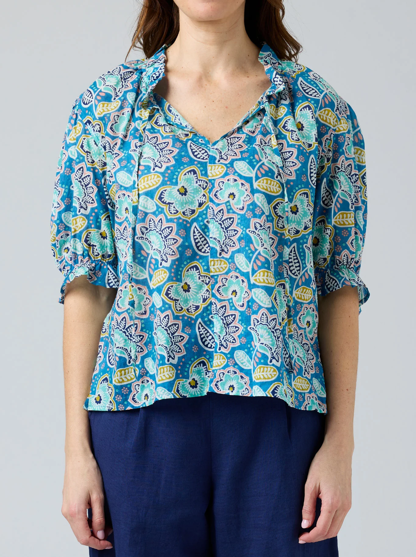 CAKE TIE NECK BLOUSE - Image 7