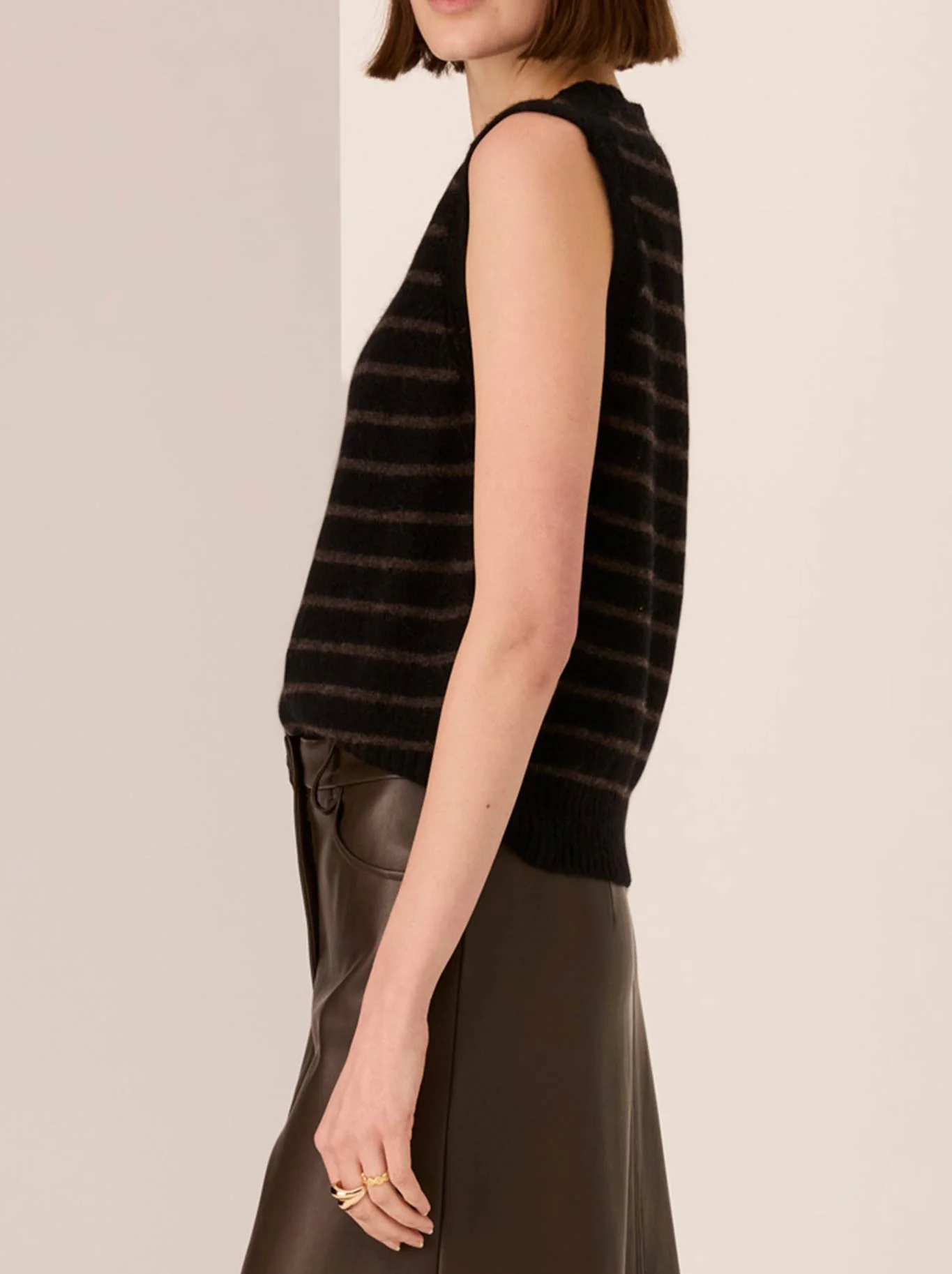 POL CARMEL STRIPED VEST - Image 2