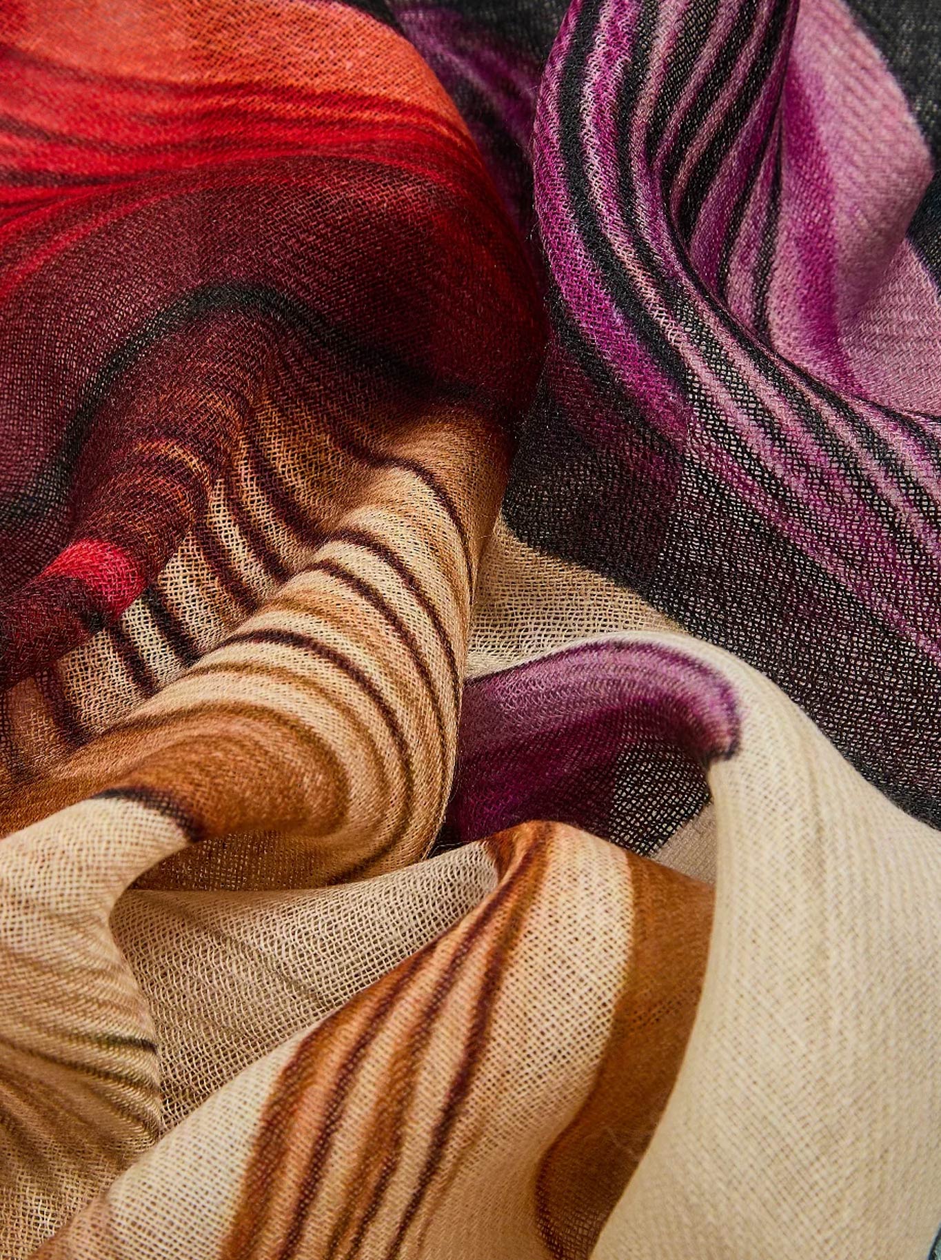 THE SCARF COMPANY CECILY WOOL SCARF - Image 4