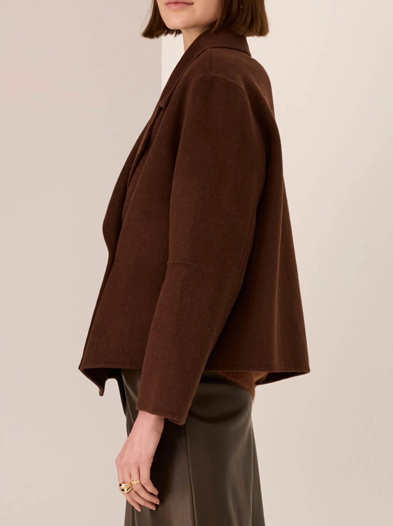 POL COHEN CROPPED WOOL COAT - Image 2