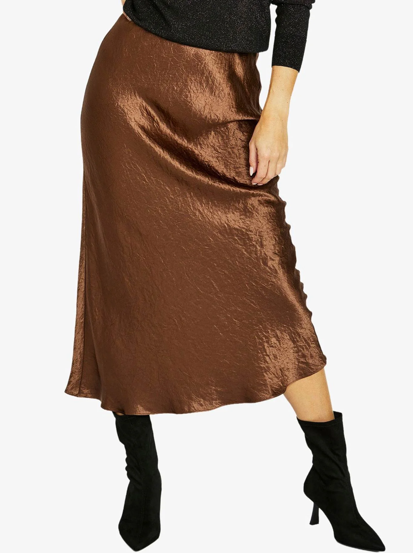 JUMP CRINKLE SLIP SKIRT - Image 2