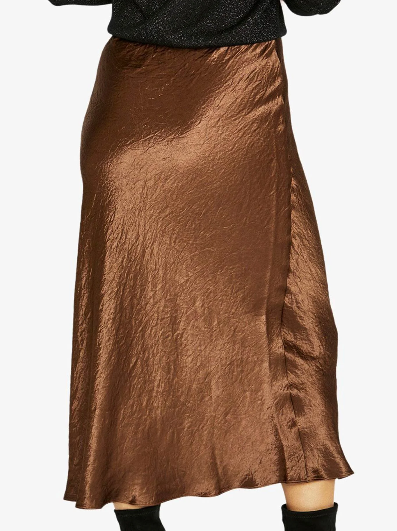 JUMP CRINKLE SLIP SKIRT - Image 3