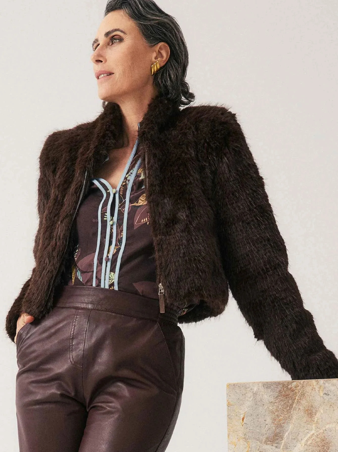 ONCE WAS DAWN FAUX FUR JACKET - Image 9