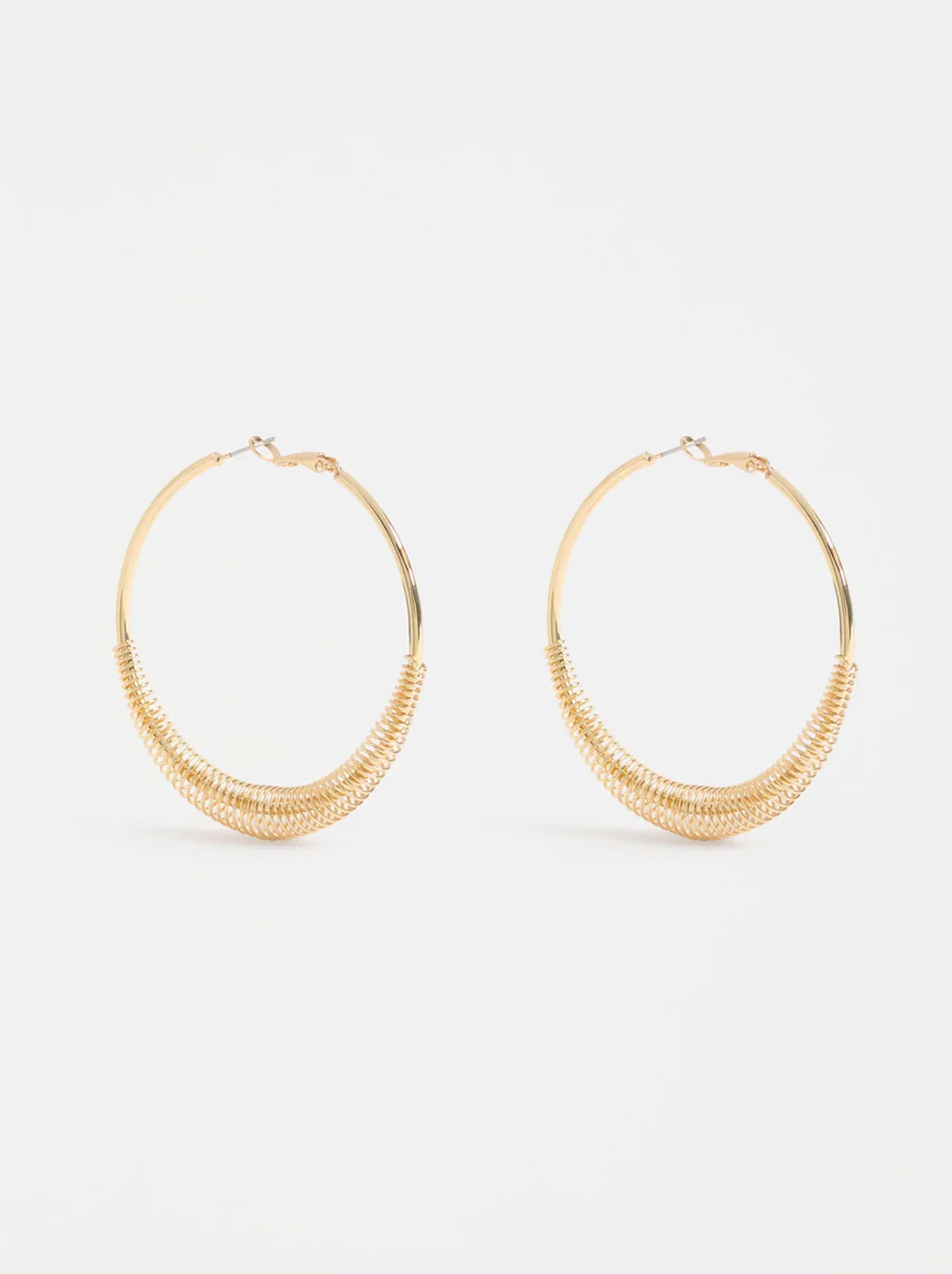 ELK SOLF METALLIC HOOP EARRING - Image 3