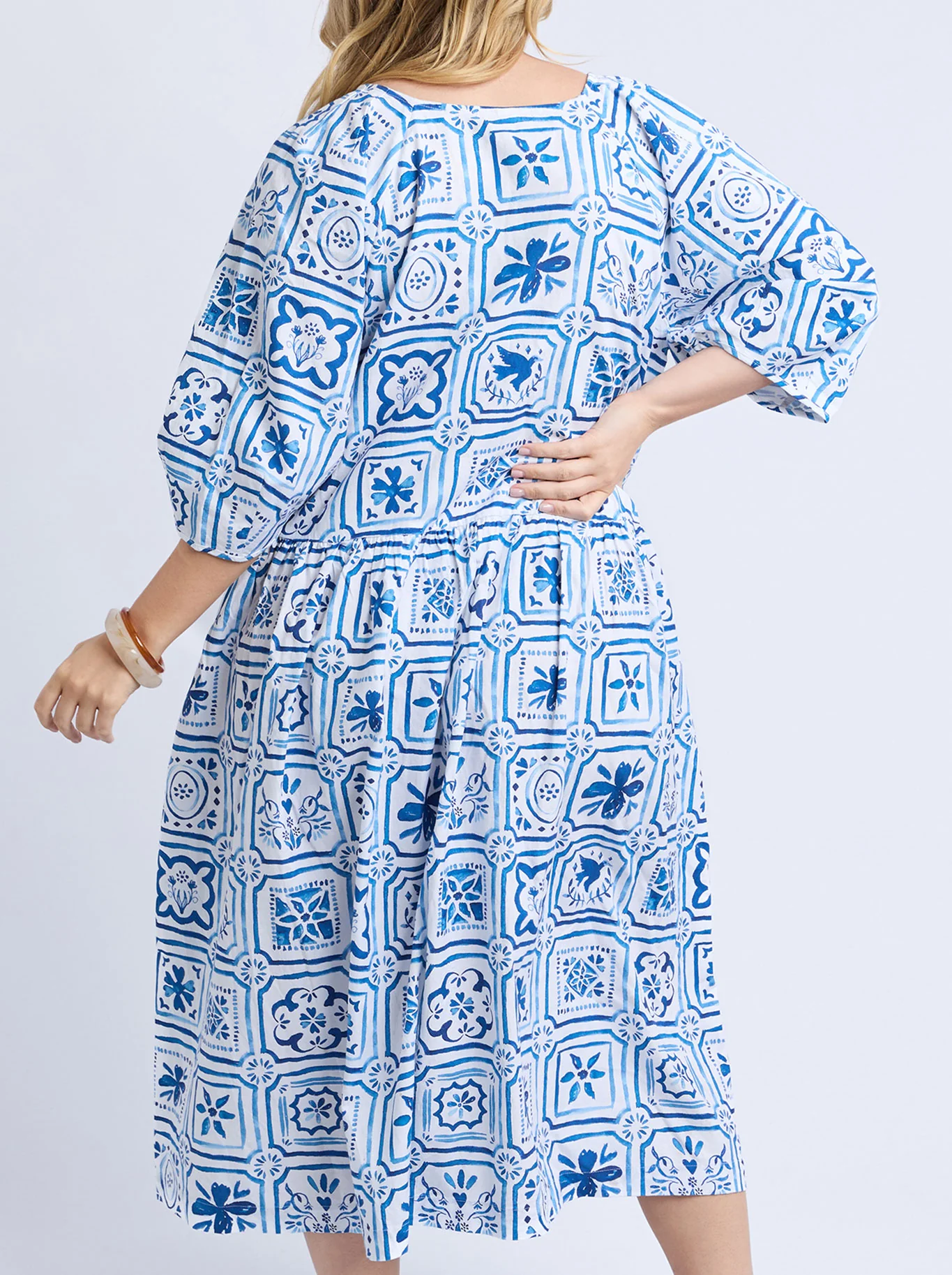 ELM DOLCE TILE MIDI DRESS - Image 4