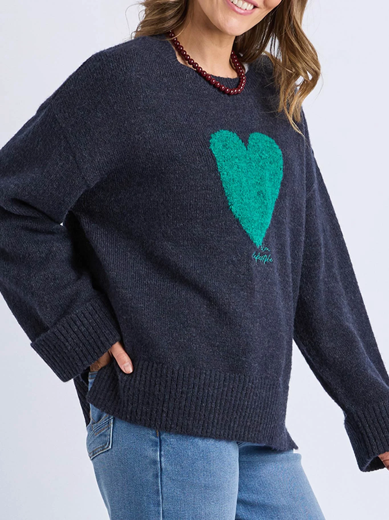 ELM INTERSIA HEART KNIT - Image 2