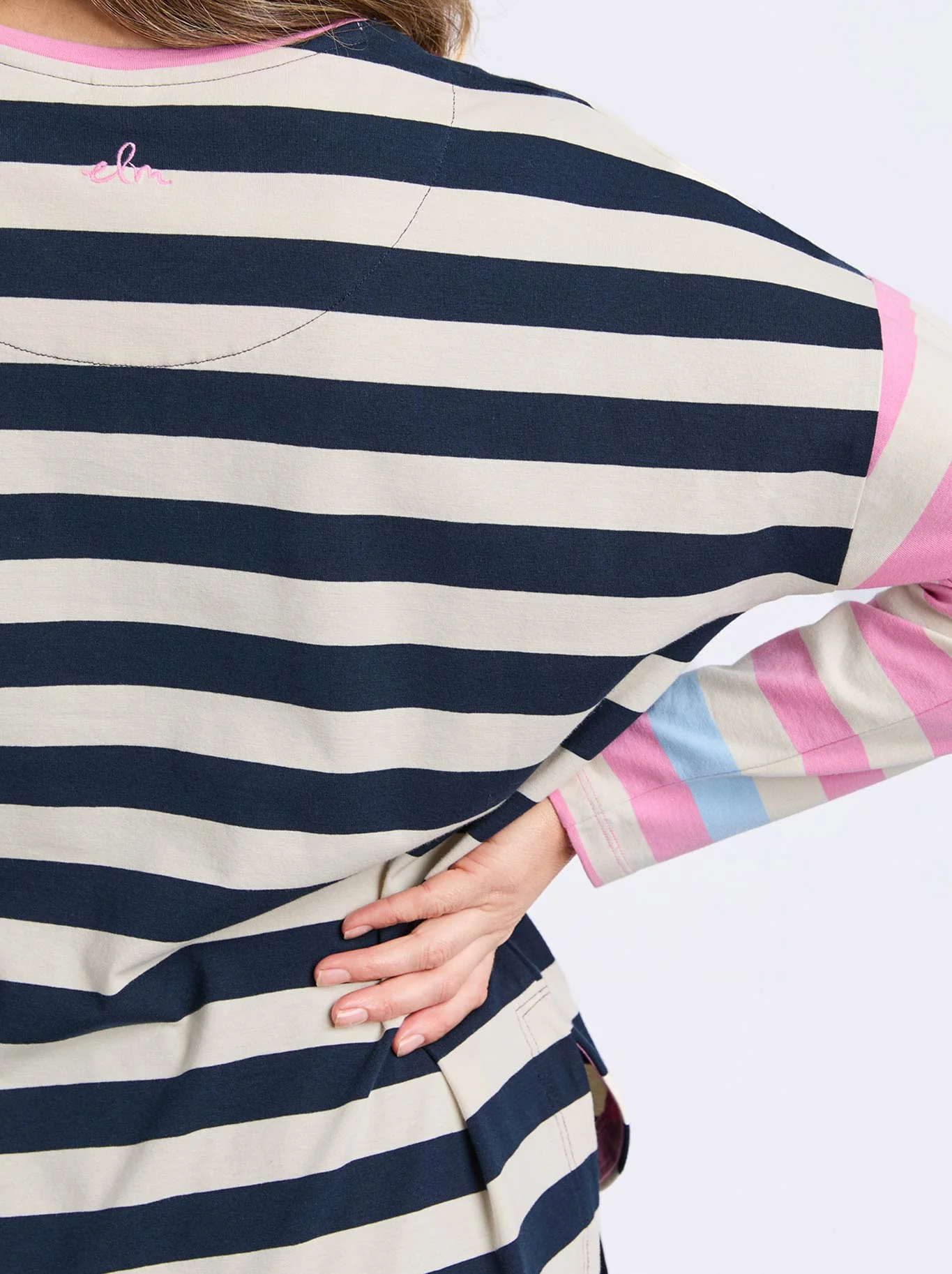 ELM GAEB STRIPE LONG SLEEVE TEE - Image 3