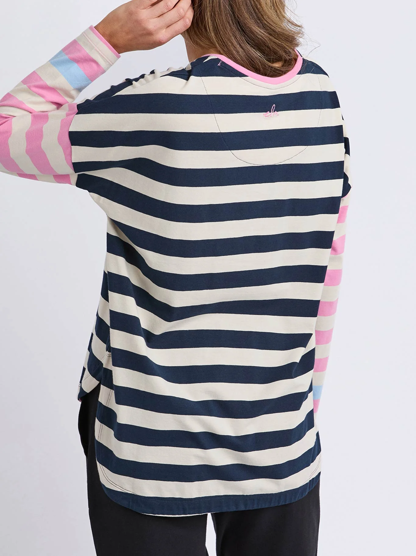 ELM GAEB STRIPE LONG SLEEVE TEE - Image 4
