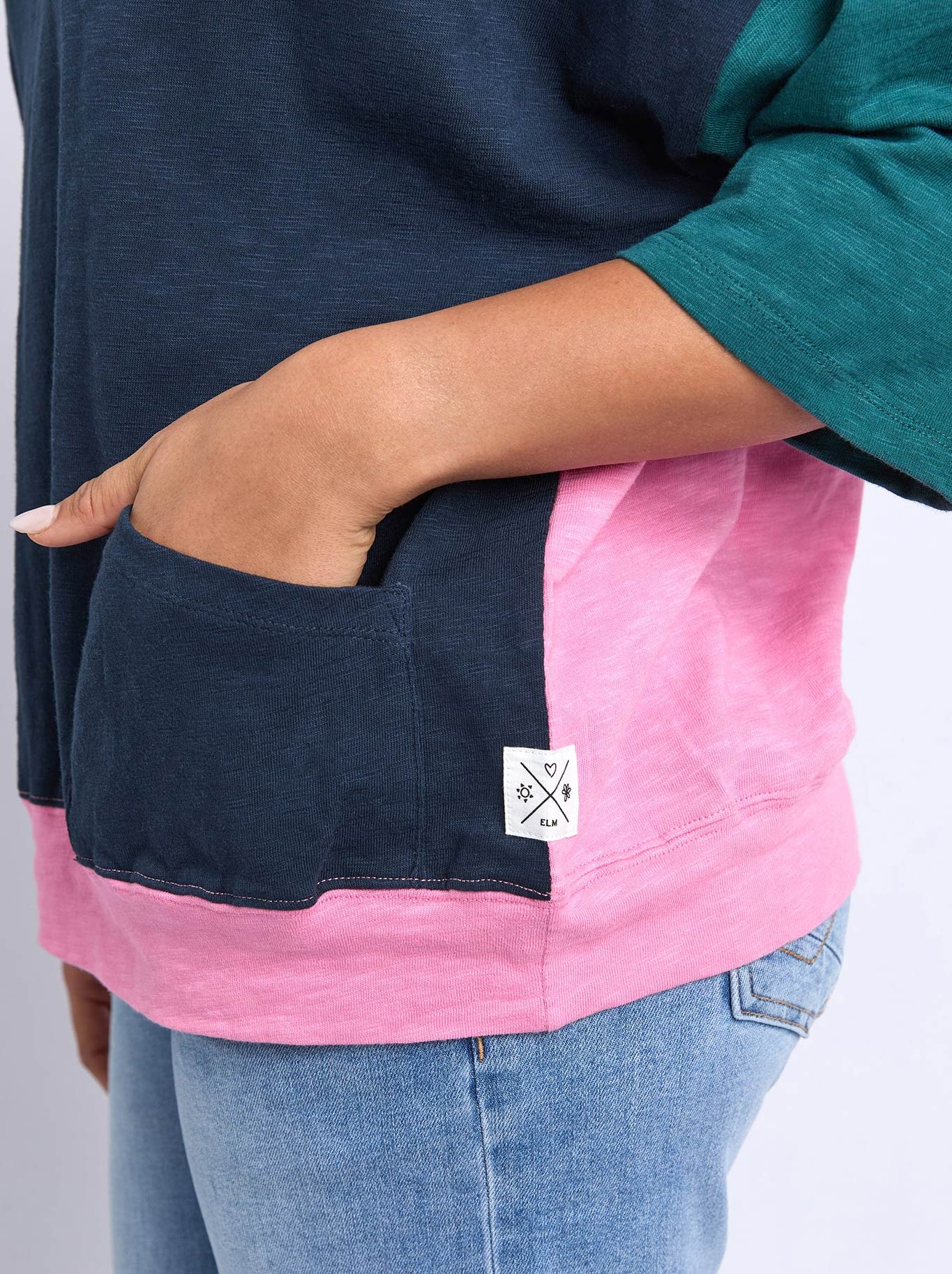 ELM MAZIE COLOUR BLOCK SWEAT - Image 3