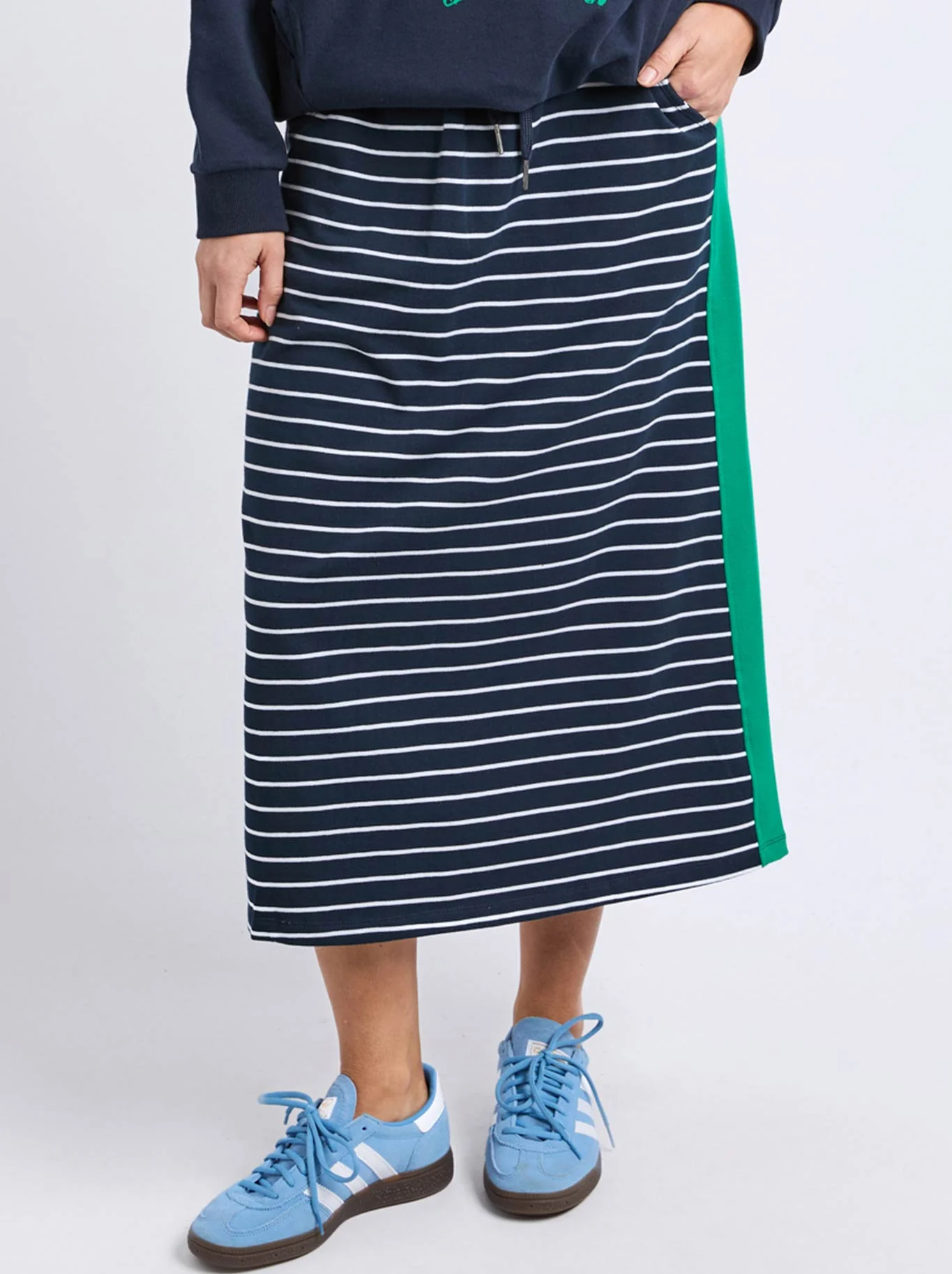 ELM STRIPE SLOANE SKIRT - Image 2
