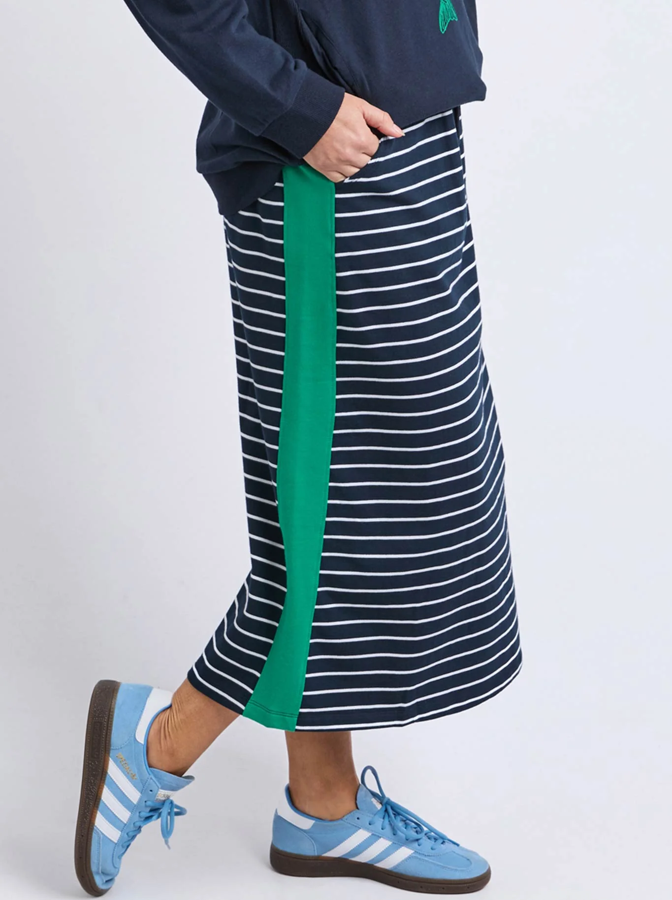ELM STRIPE SLOANE SKIRT - Image 3
