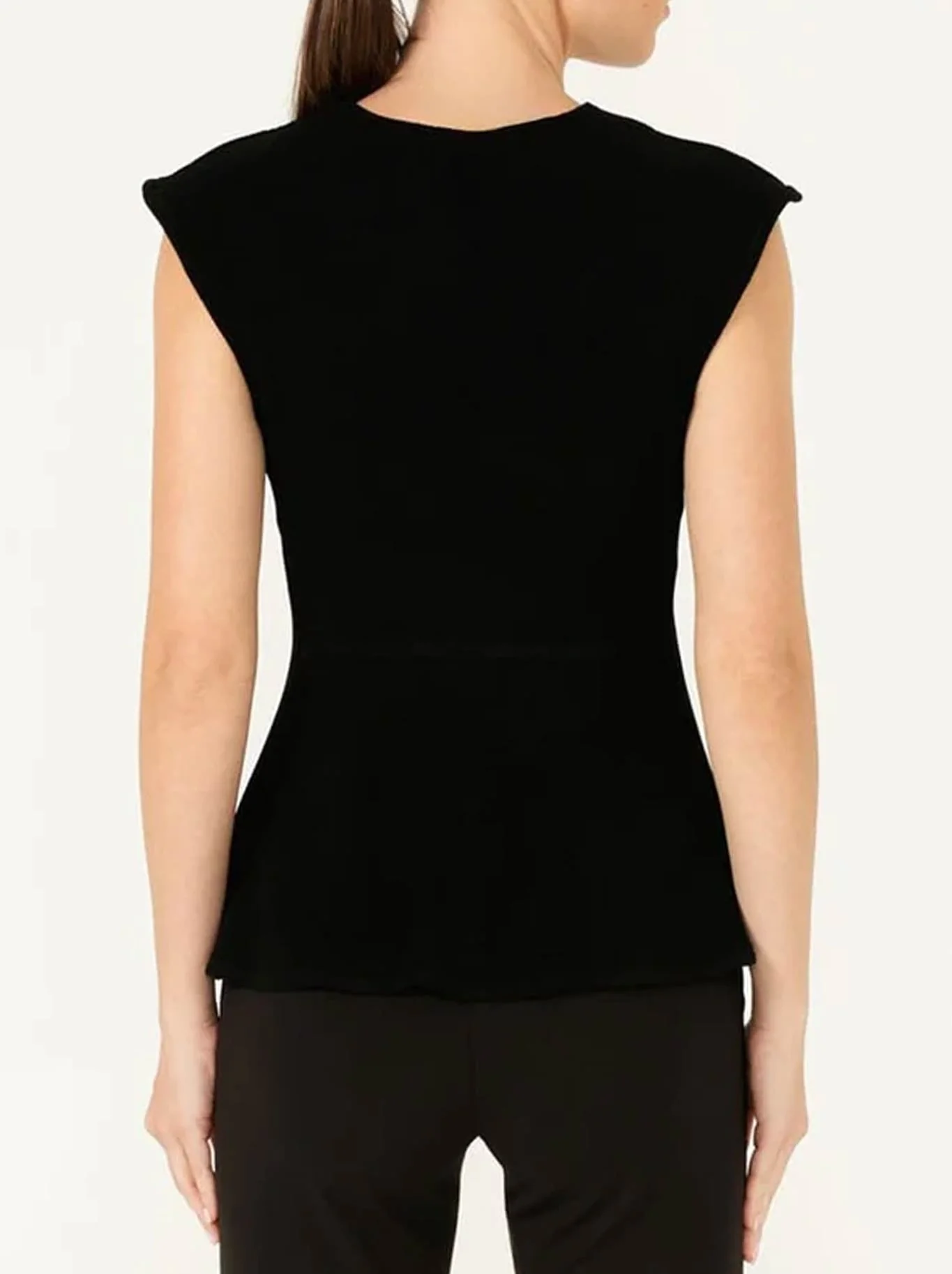 SACHA DRAKE FAUX WRAP PEPLUM TOP - Image 3
