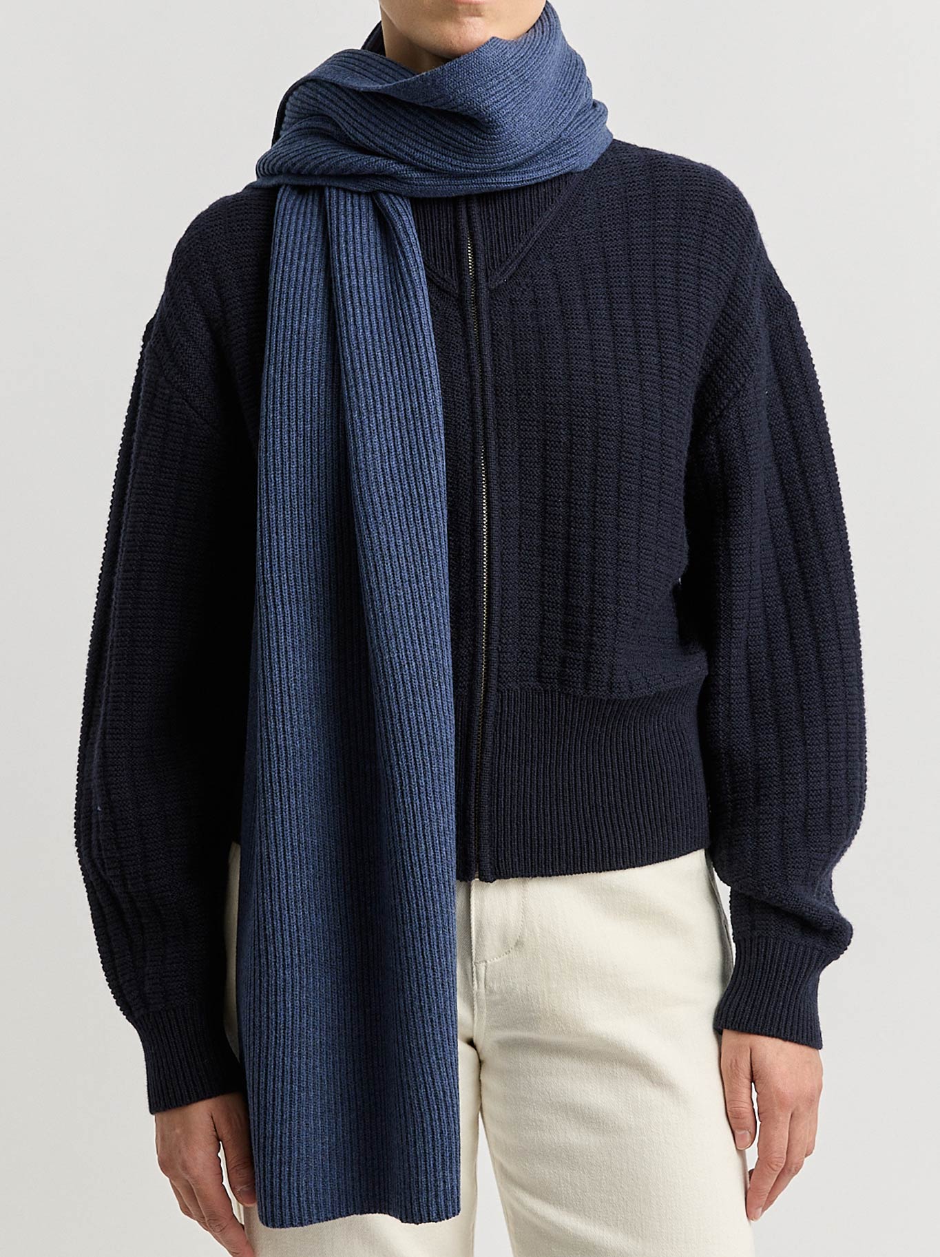 TOORALLIE FINE RIB SCARF - Image 5