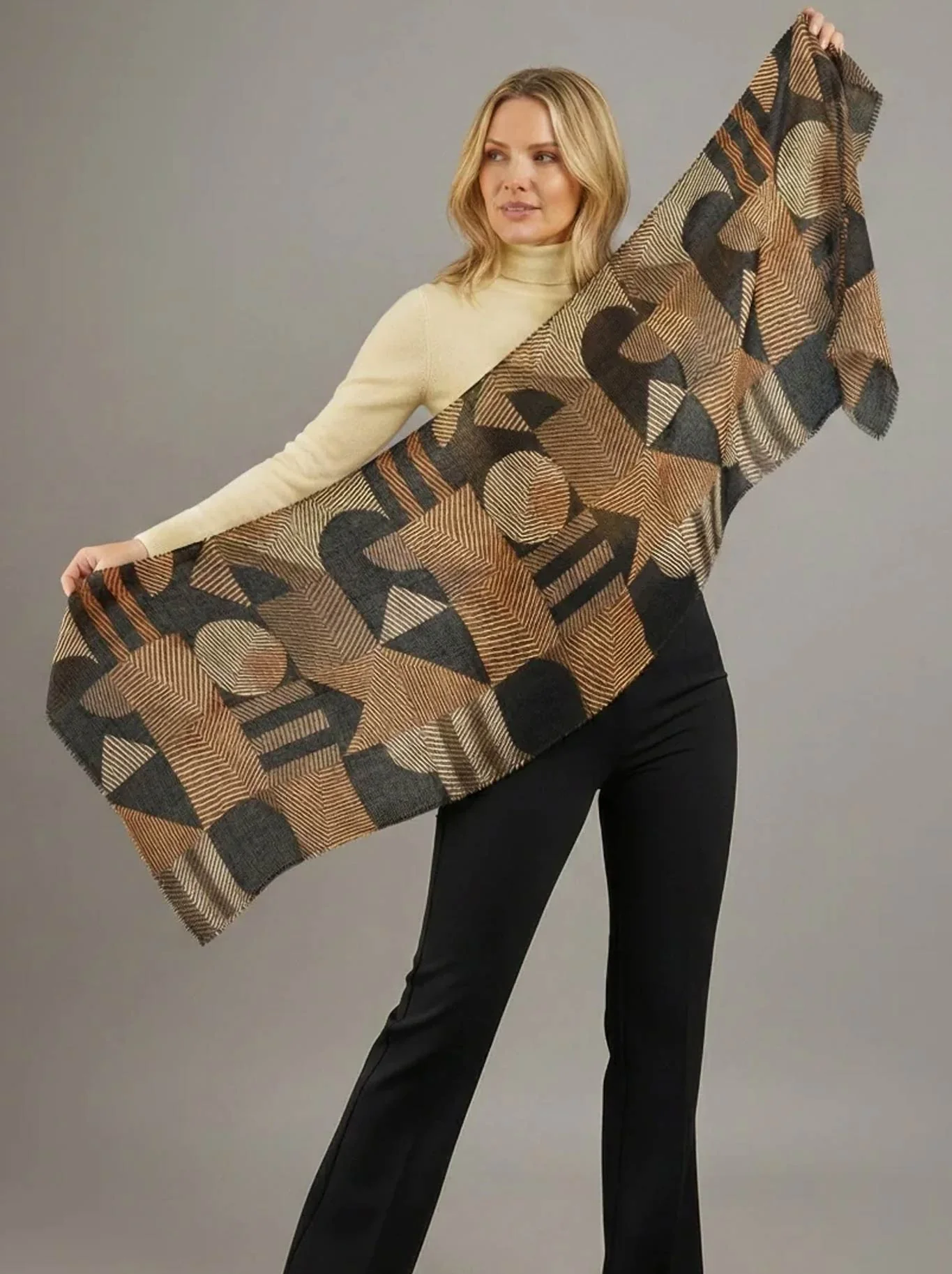 THE SCARF COMPANY FRANCES WOOL SCARF - Image 3