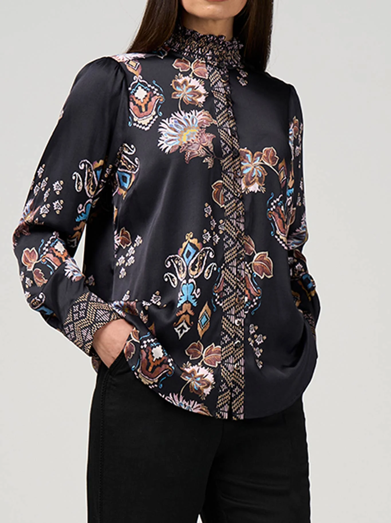 LOOBIE'S STORY GILDED LOTUS SHIRT