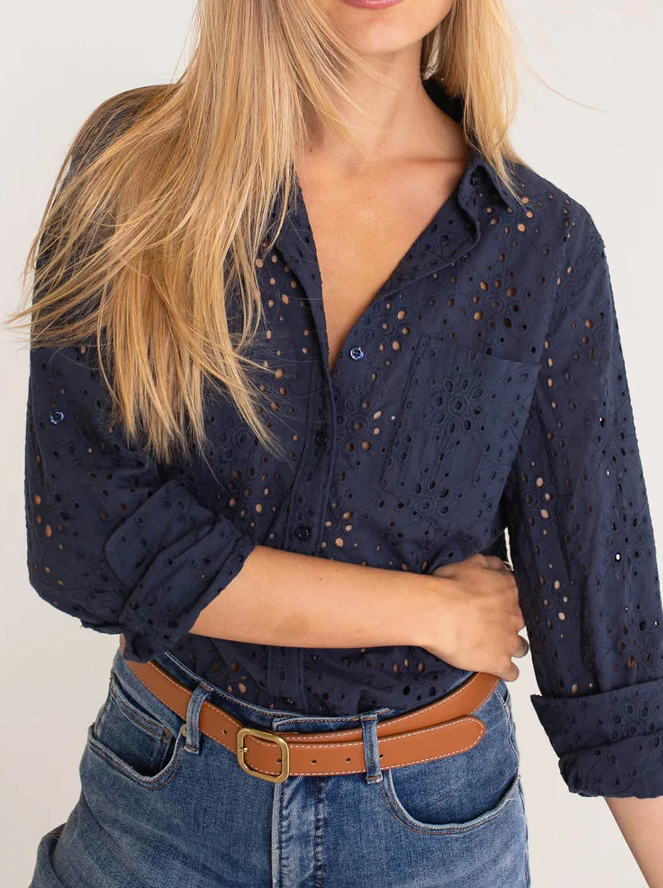 HUT THE BRODERIE SHIRT