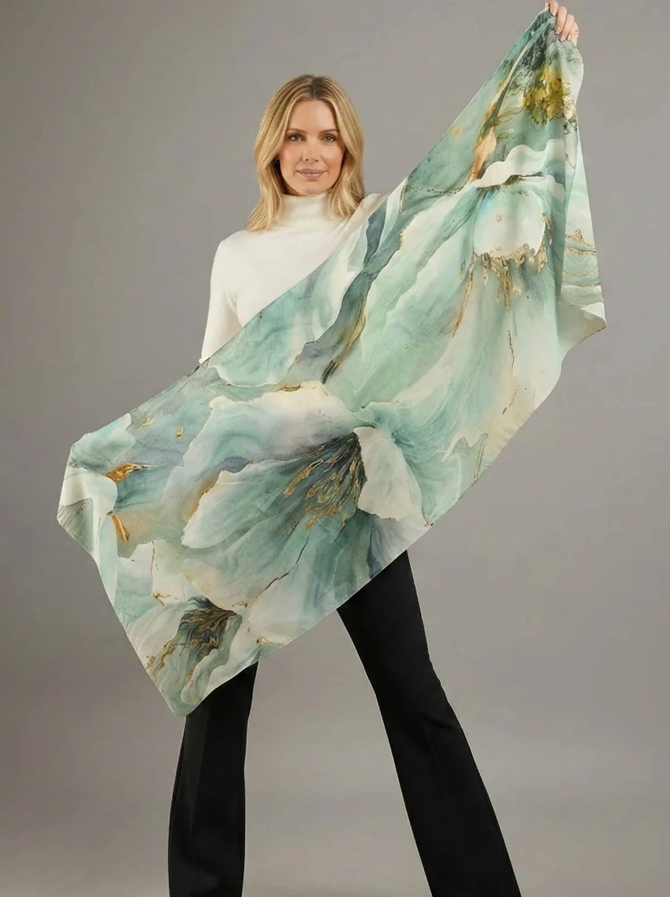 THE SCARF COMPANY INGRID WOOL SCARF - Image 3