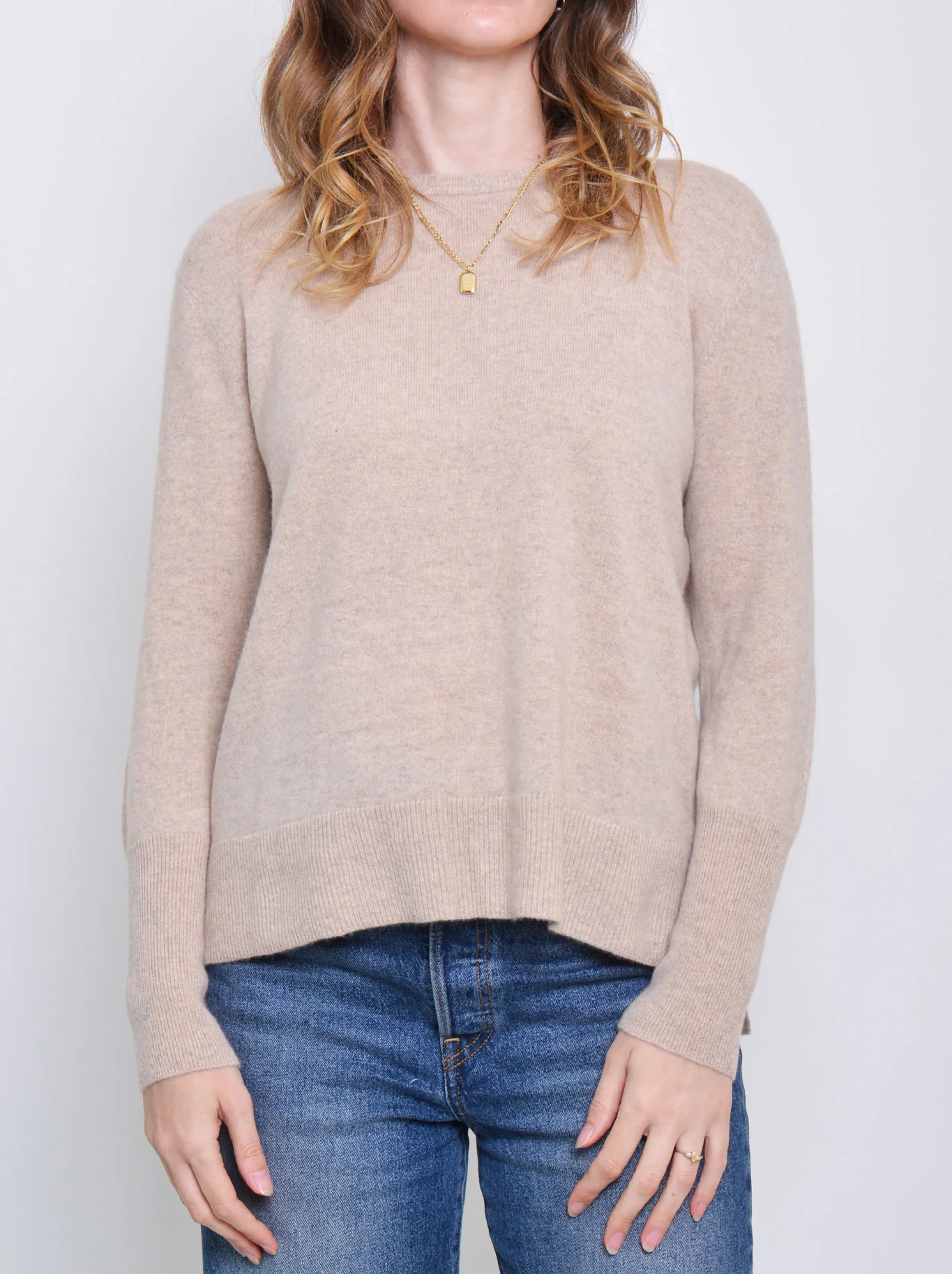 JAMES MELBOURNE CASHMERE CREW NECK KNIT - Image 3