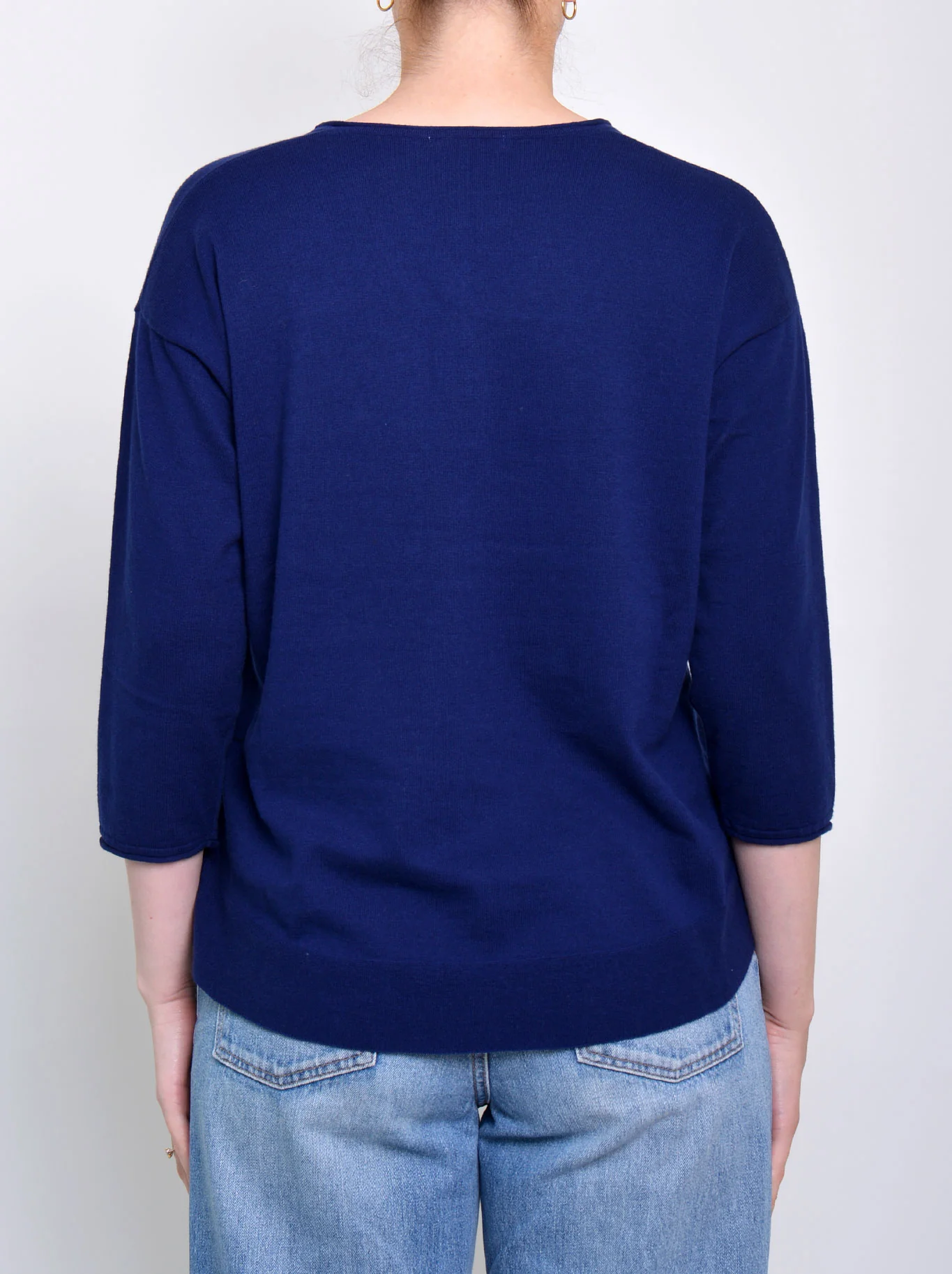 JAMES MELBOURNE VEE NECK 3/4 SLEEVE KNIT - Image 8