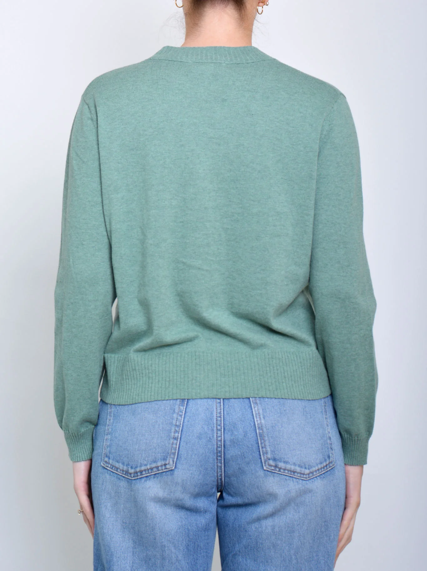 JAMES MELBOURNE VEE BUTTON CARDI - Image 2