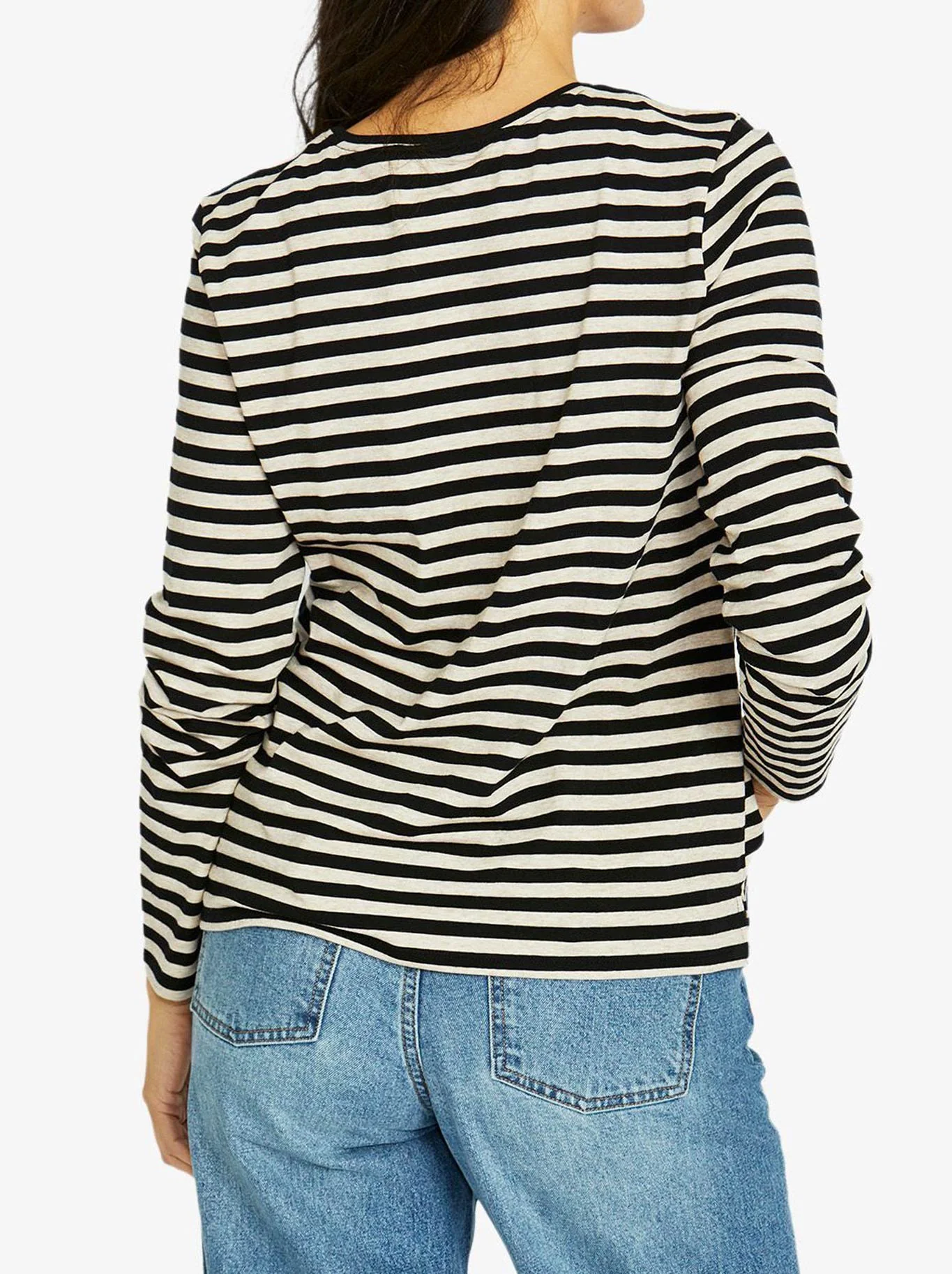 JUMP STRIPE CREW LONG SLEEVE TEE - Image 2