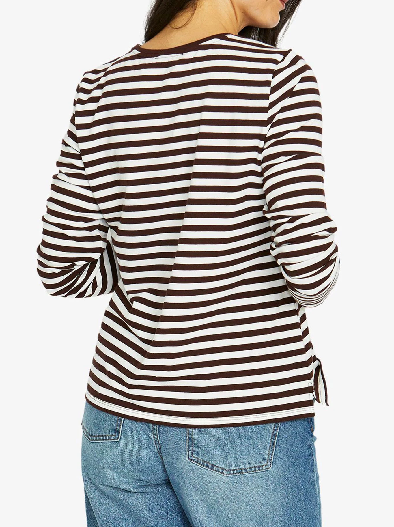 JUMP STRIPE CREW LONG SLEEVE TEE - Image 4