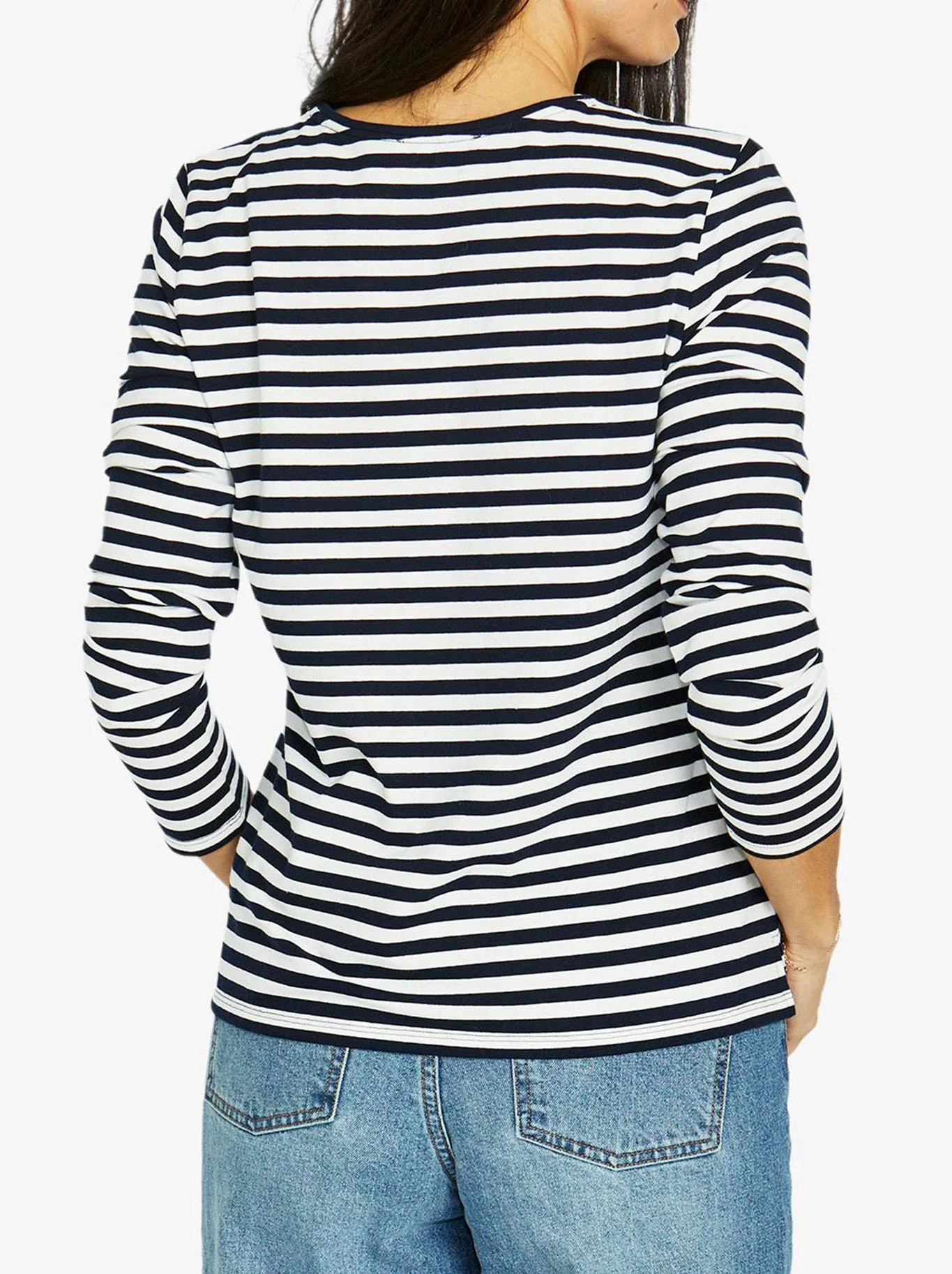 JUMP STRIPE CREW LONG SLEEVE TEE - Image 8