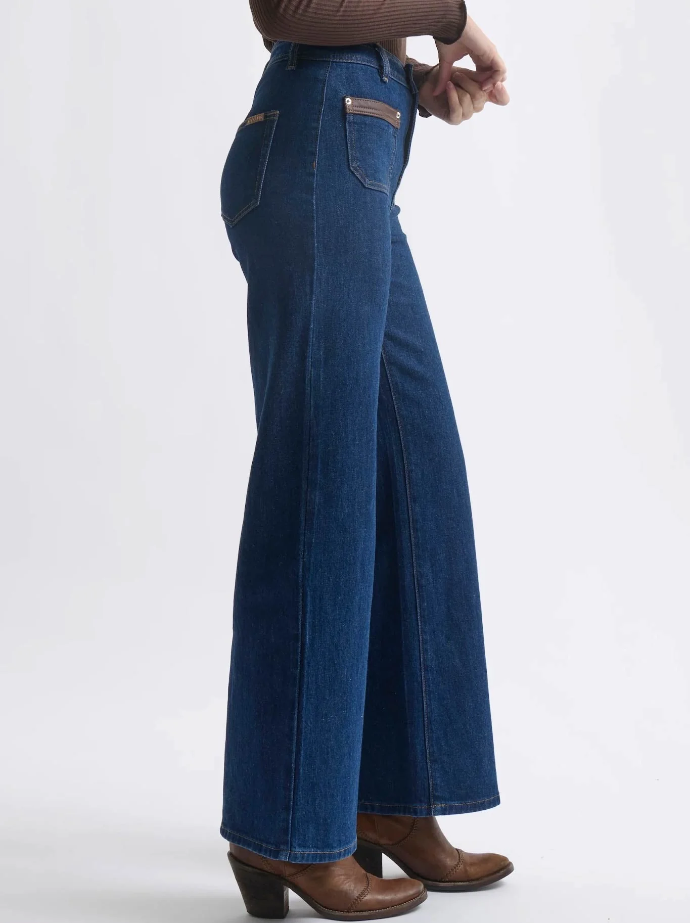KIREINA HARPER JEAN LEATHER POCKET - Image 2