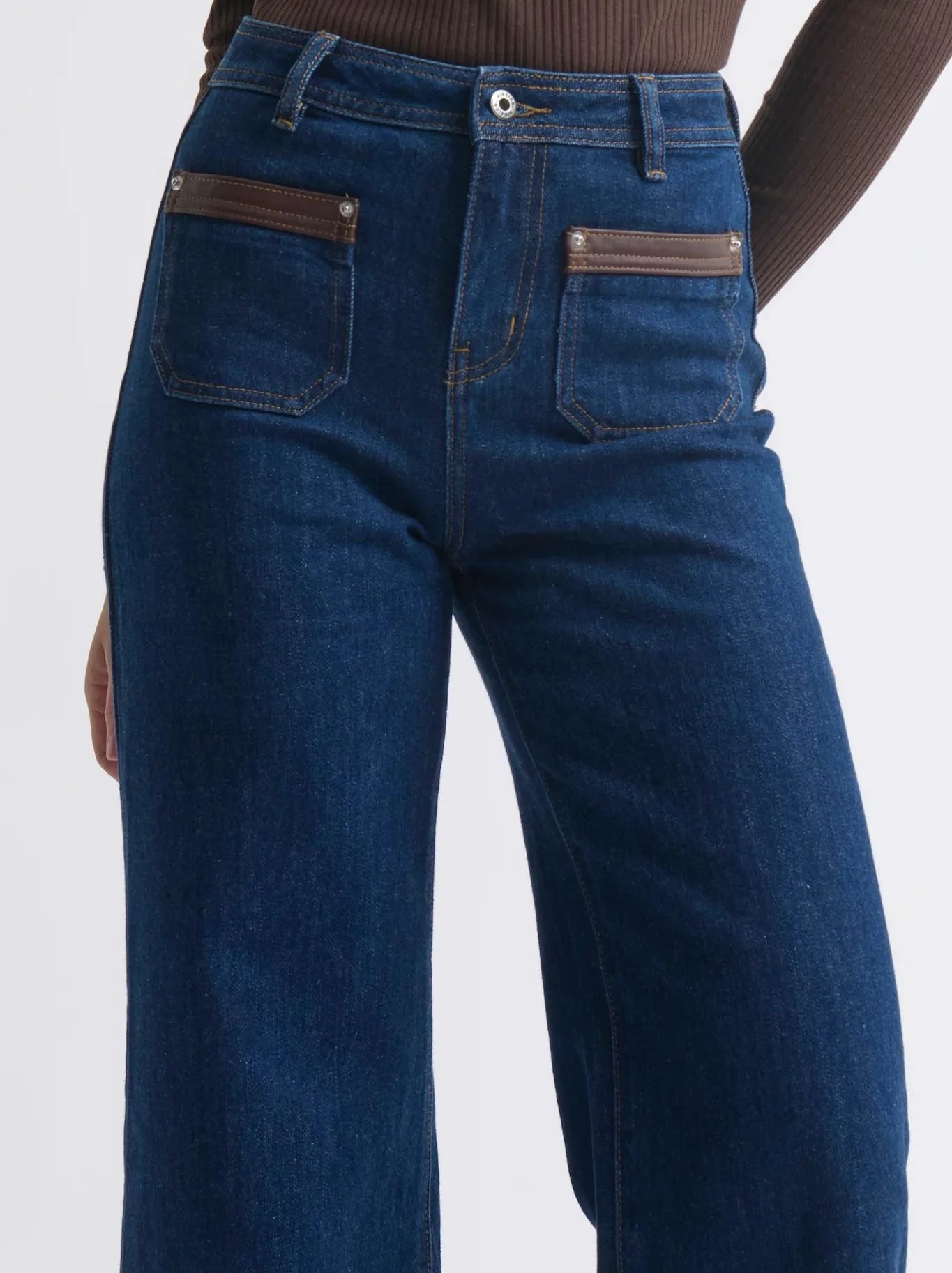 KIREINA HARPER JEAN LEATHER POCKET - Image 3