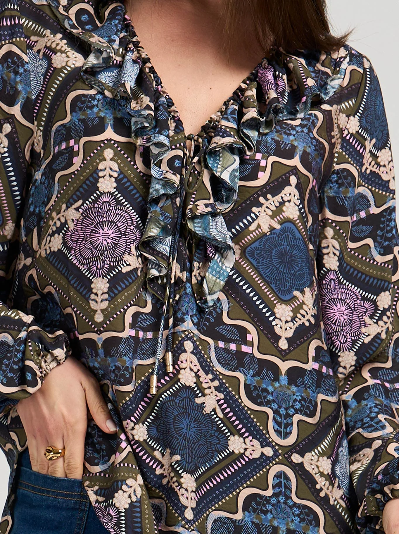 LOOBIE'S STORY REGALIA BLOUSE - Image 2