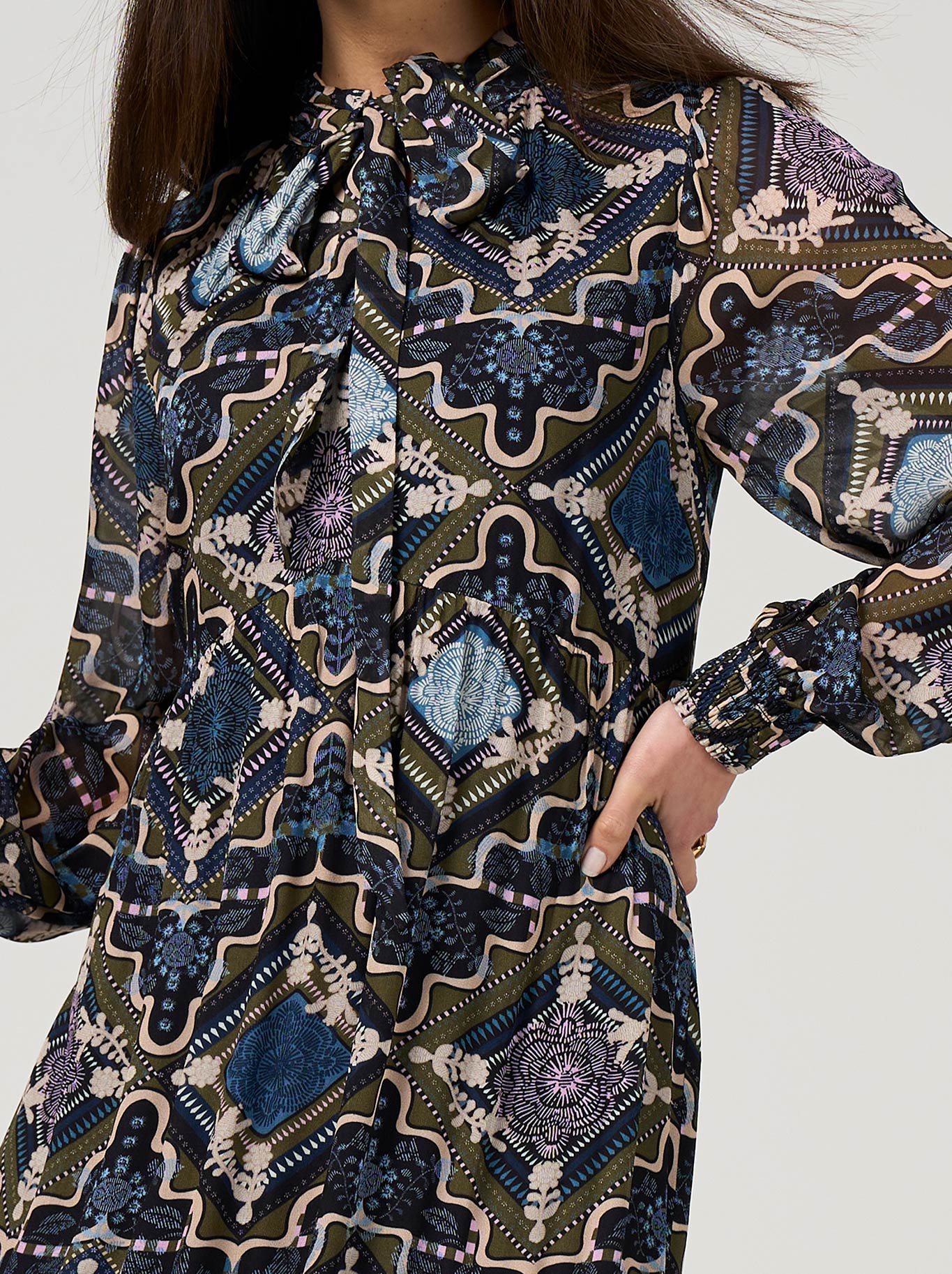 LOOBIE'S STORY REGALIA MIDI DRESS - Image 3